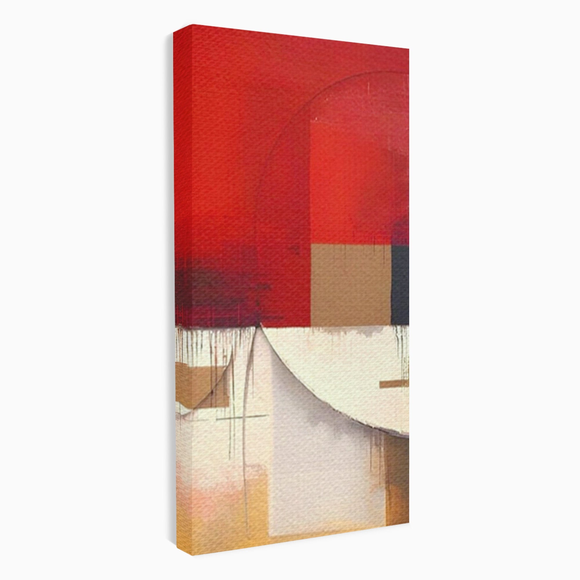 Set 2 Tablouri Canvas Premium LuxCanva® A2-1601, Stare Abstracta, Room, Decorativ, Sentimente, Interpretare, Contraste, Living, Culori Vibrante