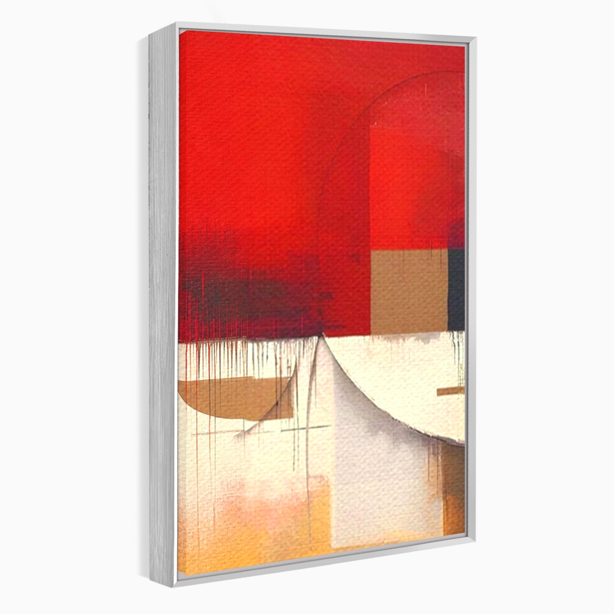 Set 2 Tablouri Canvas Premium LuxCanva® A2-1601, Stare Abstracta, Room, Decorativ, Sentimente, Interpretare, Contraste, Living, Culori Vibrante