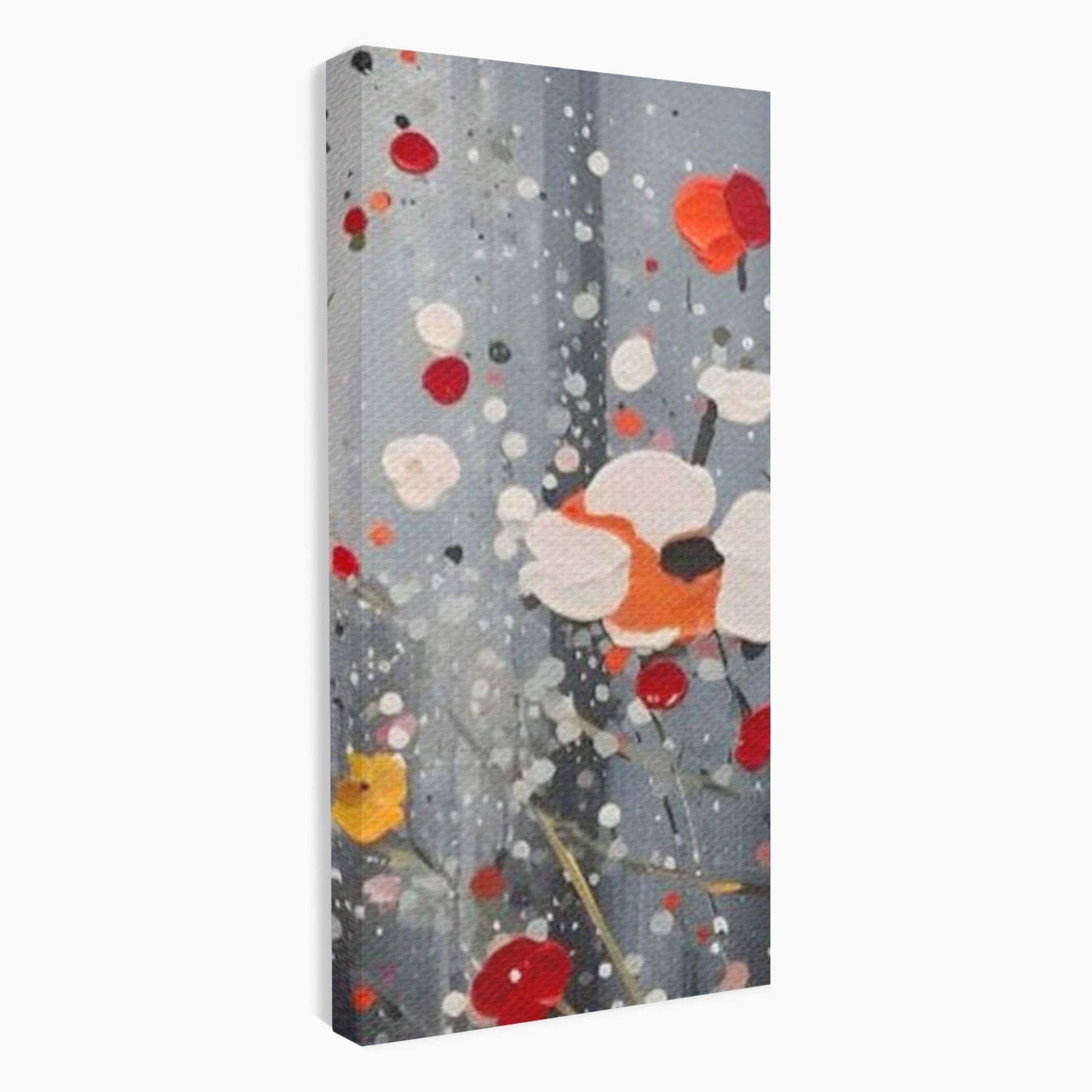 Set 2 Tablouri Canvas Premium LuxCanva® A2-1629, Minimal Flowers, Living, Flori, Natura, Decorativ, Dormitor, Culori Vibrante