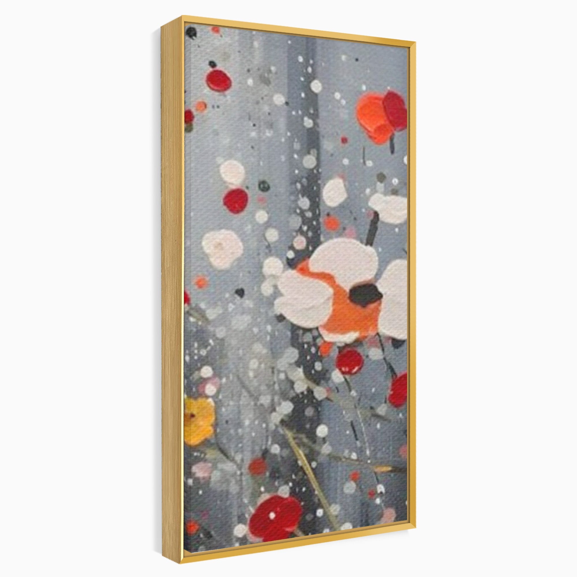 Set 2 Tablouri Canvas Premium LuxCanva® A2-1629, Minimal Flowers, Living, Flori, Natura, Decorativ, Dormitor, Culori Vibrante