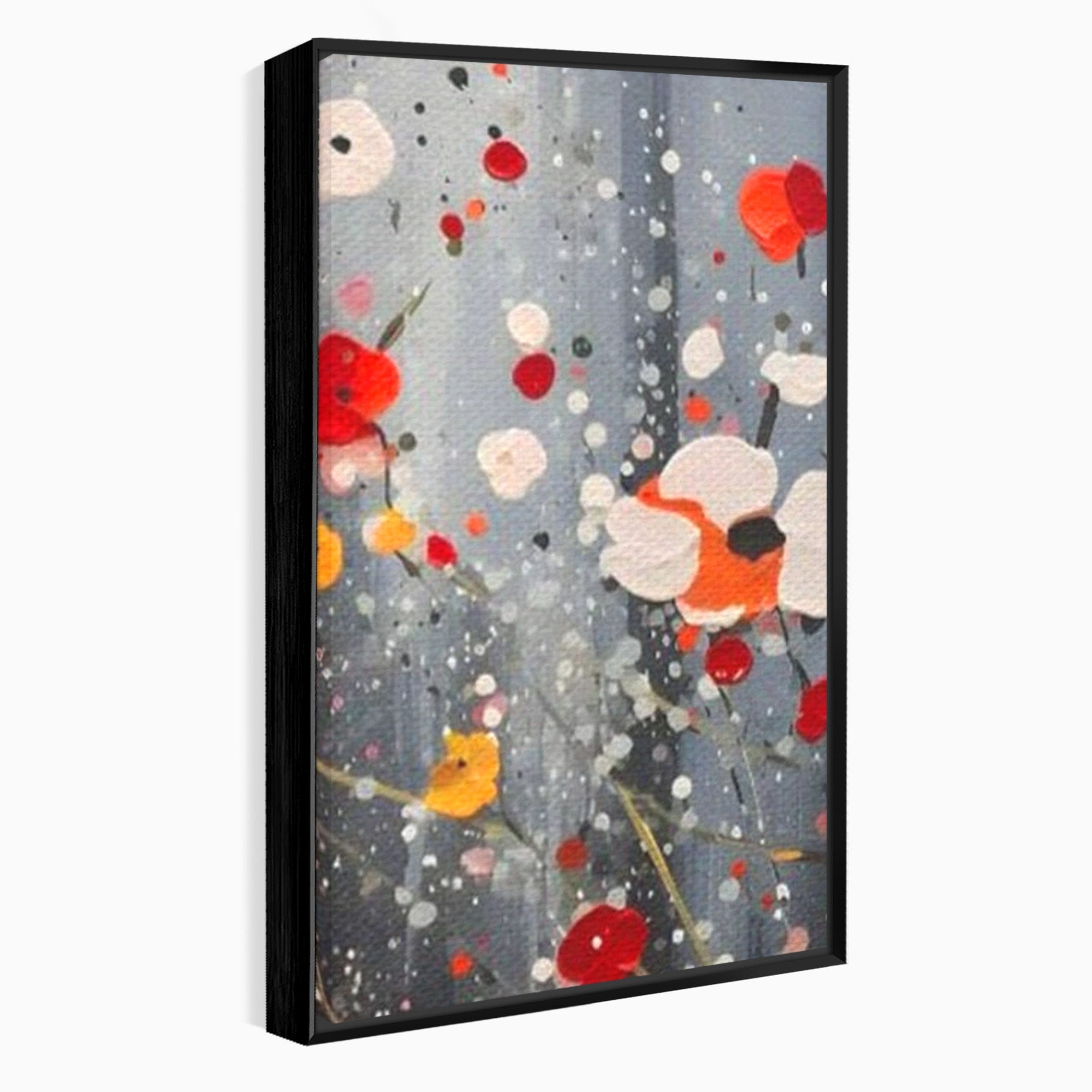 Set 2 Tablouri Canvas Premium LuxCanva® A2-1629, Minimal Flowers, Living, Flori, Natura, Decorativ, Dormitor, Culori Vibrante
