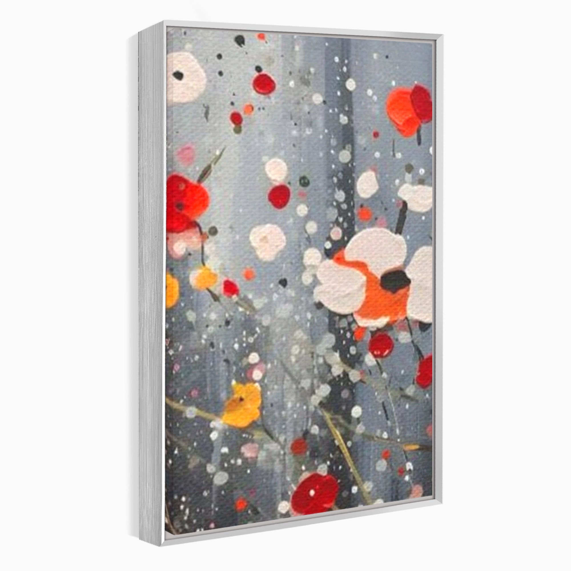 Set 2 Tablouri Canvas Premium LuxCanva® A2-1629, Minimal Flowers, Living, Flori, Natura, Decorativ, Dormitor, Culori Vibrante