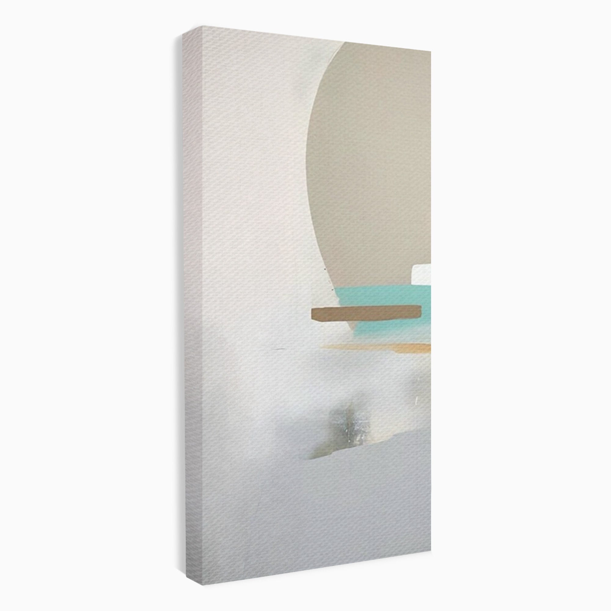 Set 2 Tablouri Canvas Premium LuxCanva® A2-1635, Abstract Circular, Room, Forme, Decorativ, Dormitor, Culori Vibrante
