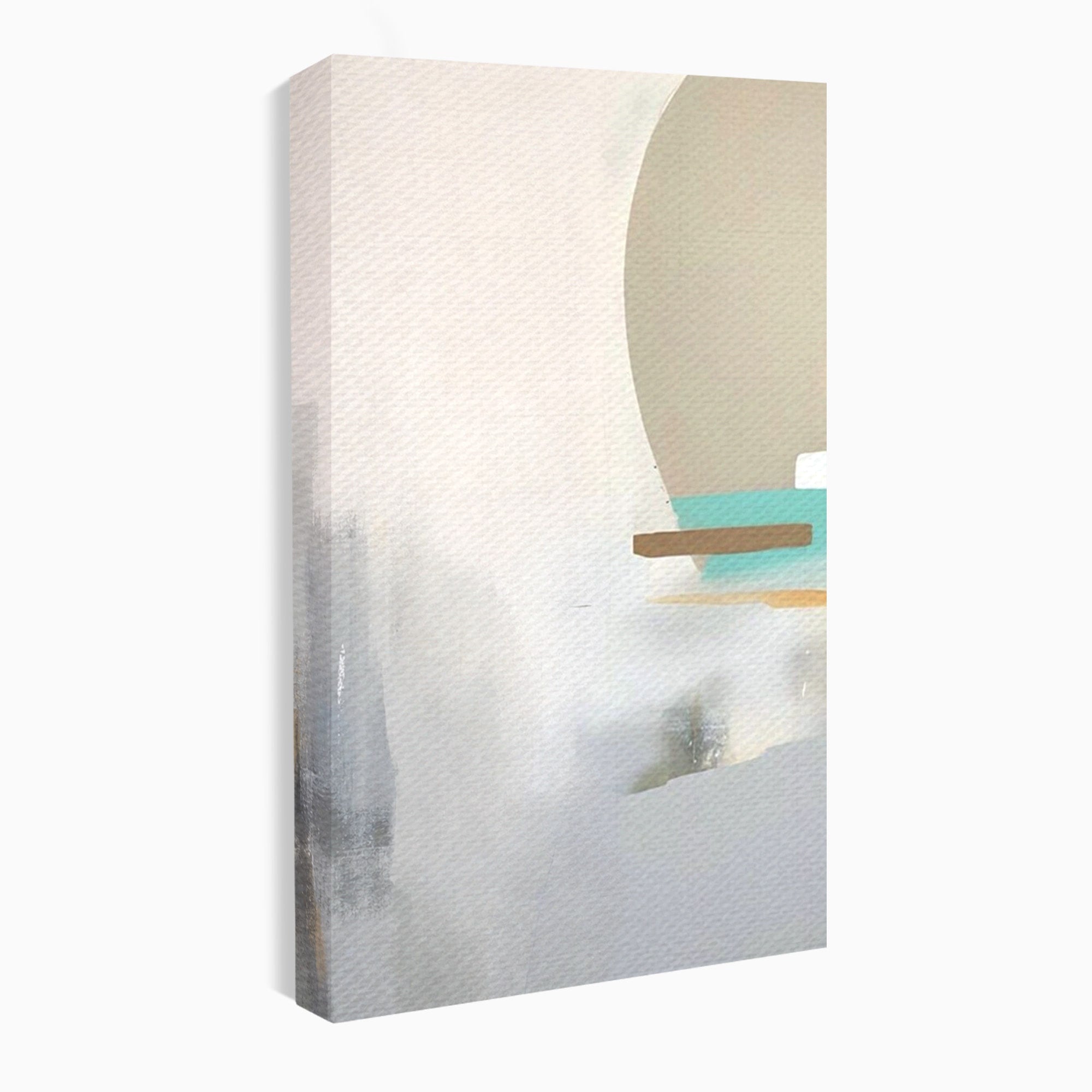 Set 2 Tablouri Canvas Premium LuxCanva® A2-1635, Abstract Circular, Room, Forme, Decorativ, Dormitor, Culori Vibrante