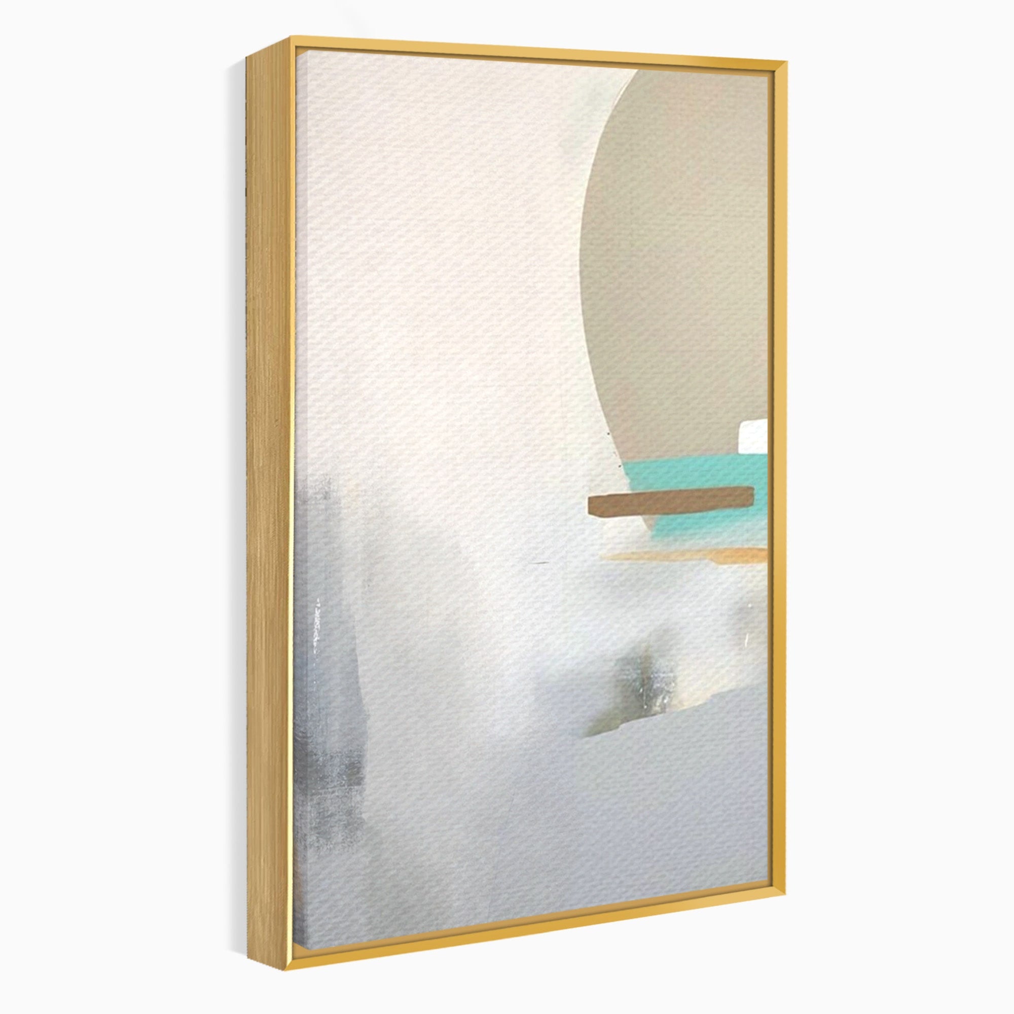 Set 2 Tablouri Canvas Premium LuxCanva® A2-1635, Abstract Circular, Room, Forme, Decorativ, Dormitor, Culori Vibrante
