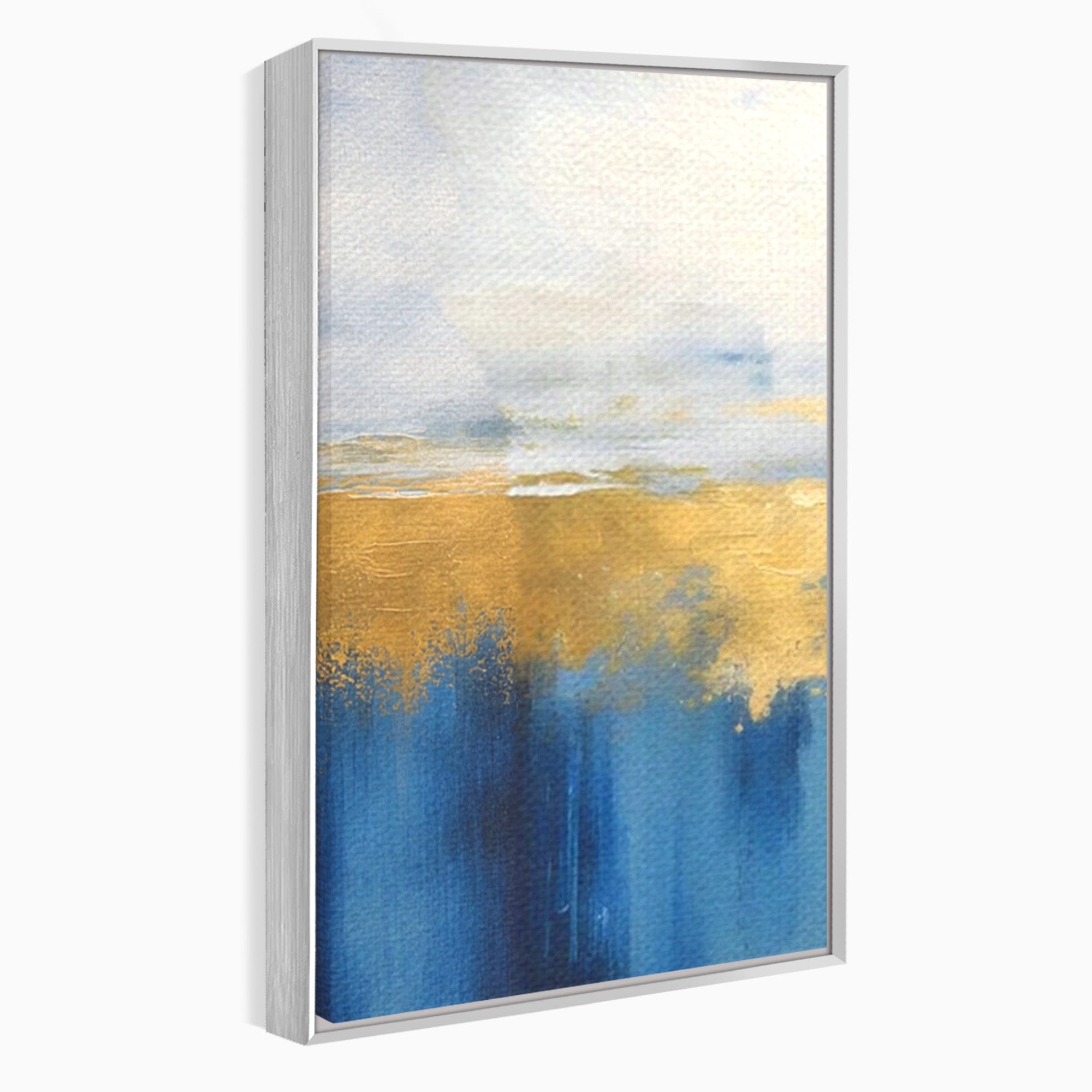 Set 2 Tablouri Canvas Premium LuxCanva® A2-1637, Adancul Marii, Room, Abstract, Plaja, Dormitor, Culori Vibrante