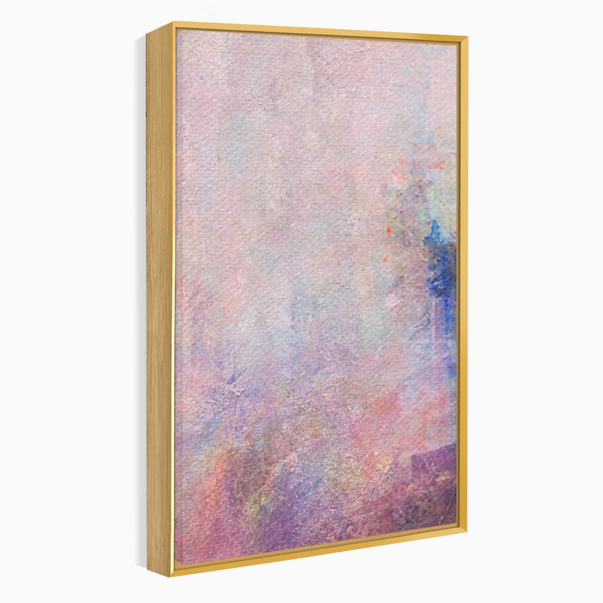 Set 3 Tablouri Canvas Premium LuxCanva® A3-1088, Colorful Purple, Abstract, Mov, Violet, Lavander, Multicolor, Culori Vibrante