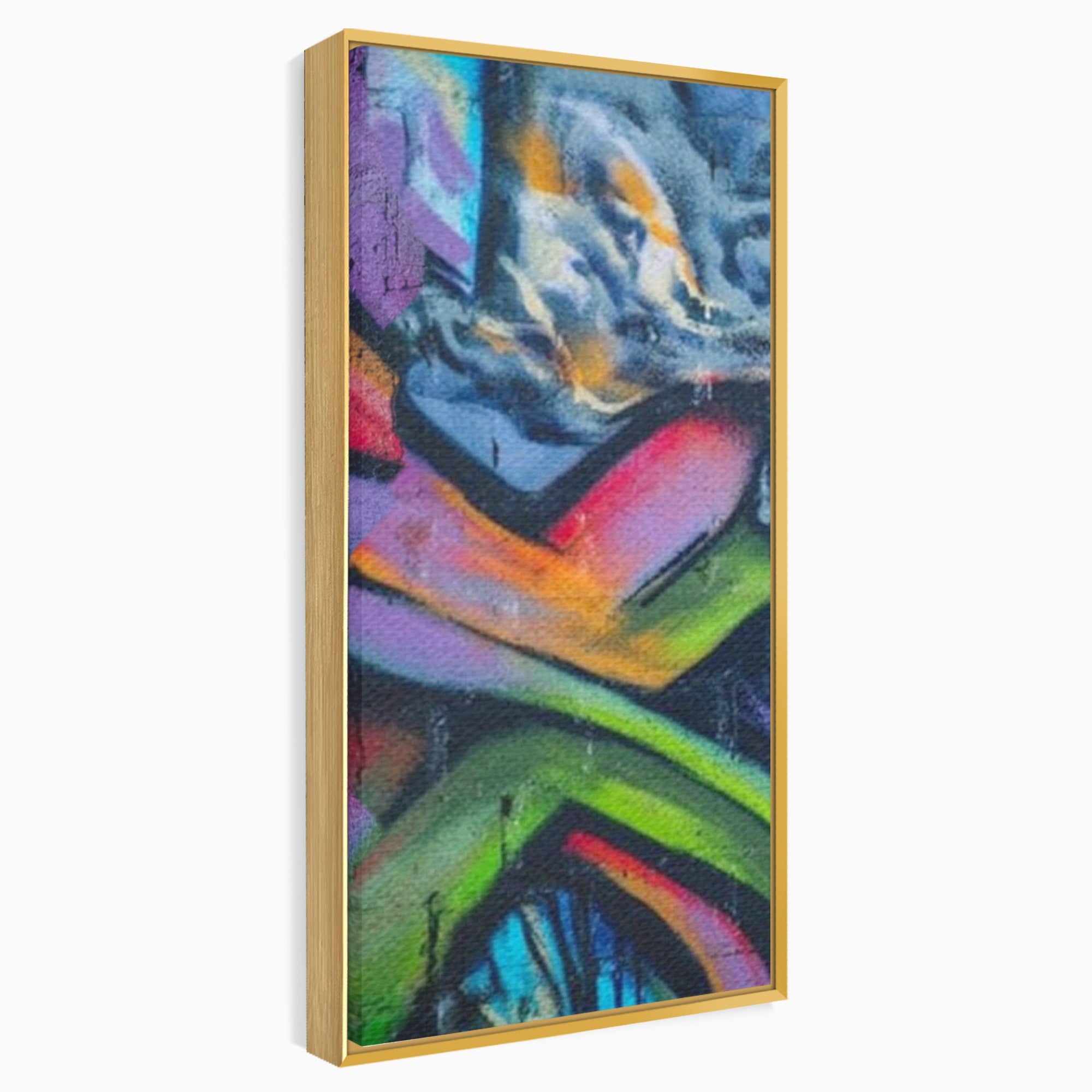 Set 3 Tablouri Canvas Premium LuxCanva® A3-1090, Graffiti, Abstract, Street Art, Multicolor, Culori Vibrante