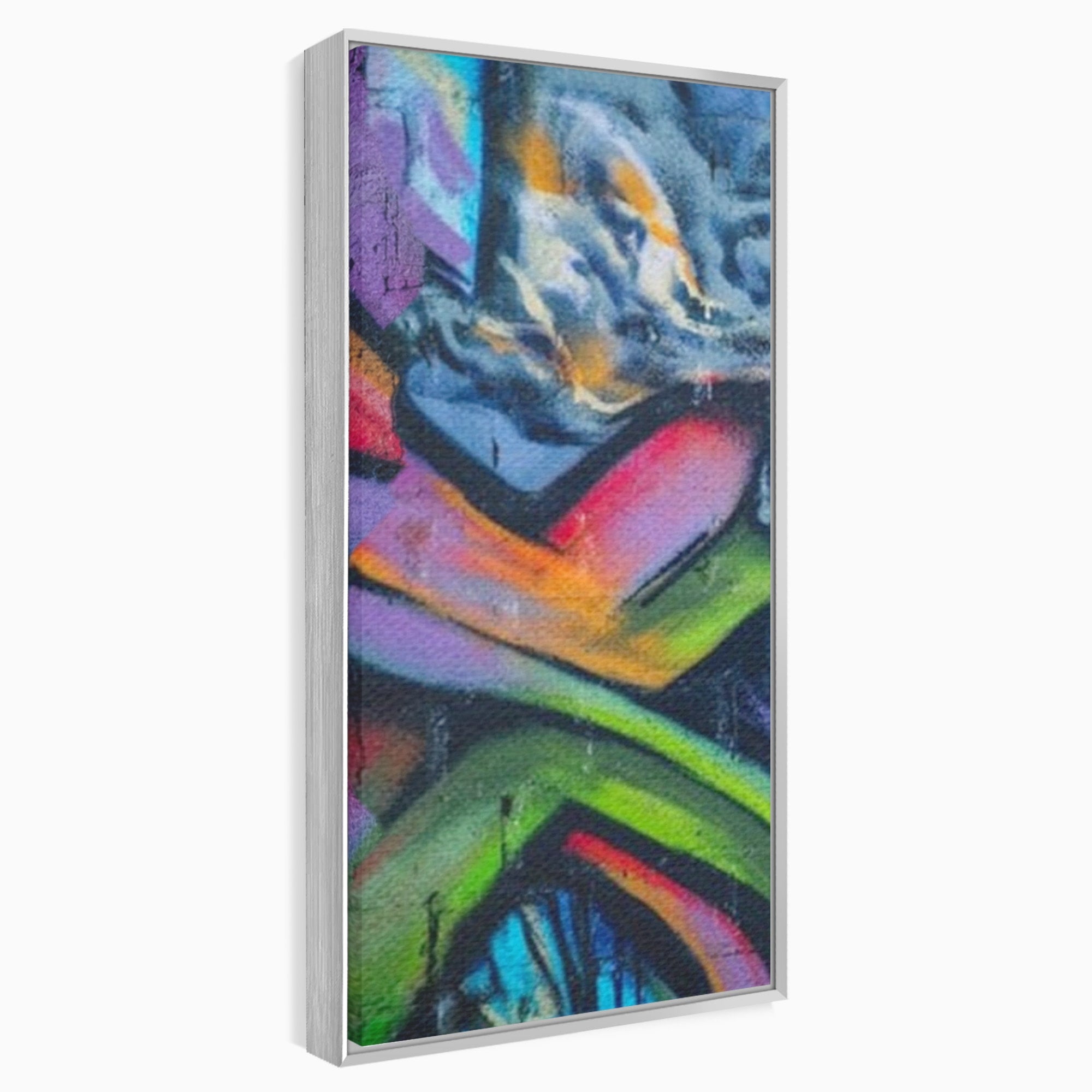 Set 3 Tablouri Canvas Premium LuxCanva® A3-1090, Graffiti, Abstract, Street Art, Multicolor, Culori Vibrante