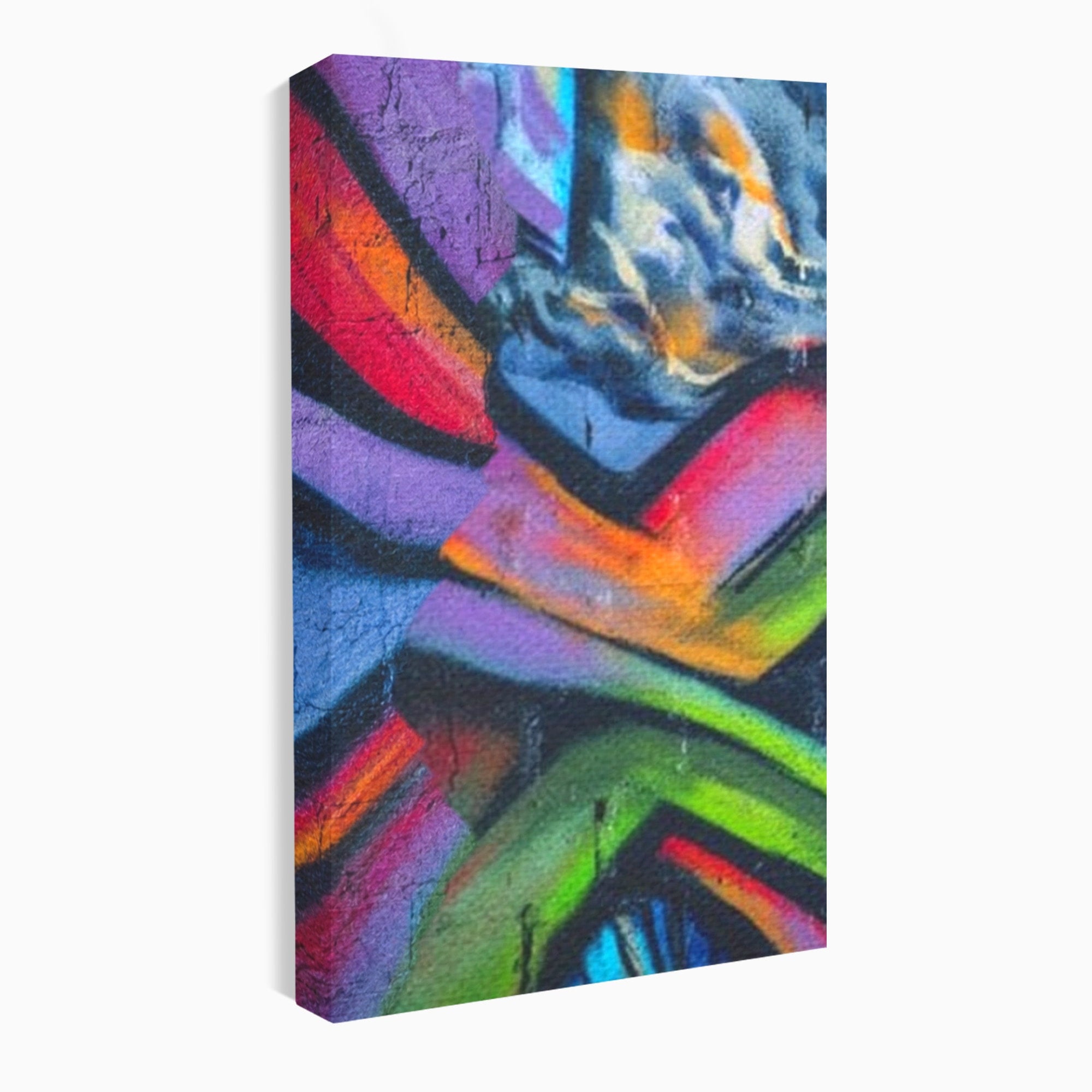 Set 3 Tablouri Canvas Premium LuxCanva® A3-1090, Graffiti, Abstract, Street Art, Multicolor, Culori Vibrante