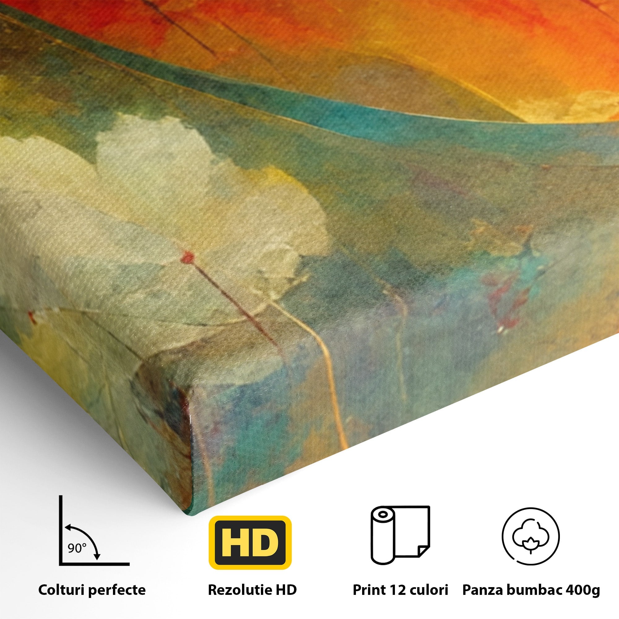 Set 3 Tablouri Canvas Premium LuxCanva® A3-1307, Sweet Dream, Living, Vise, Somn, Abstract, Dormitor, Culori Vibrante