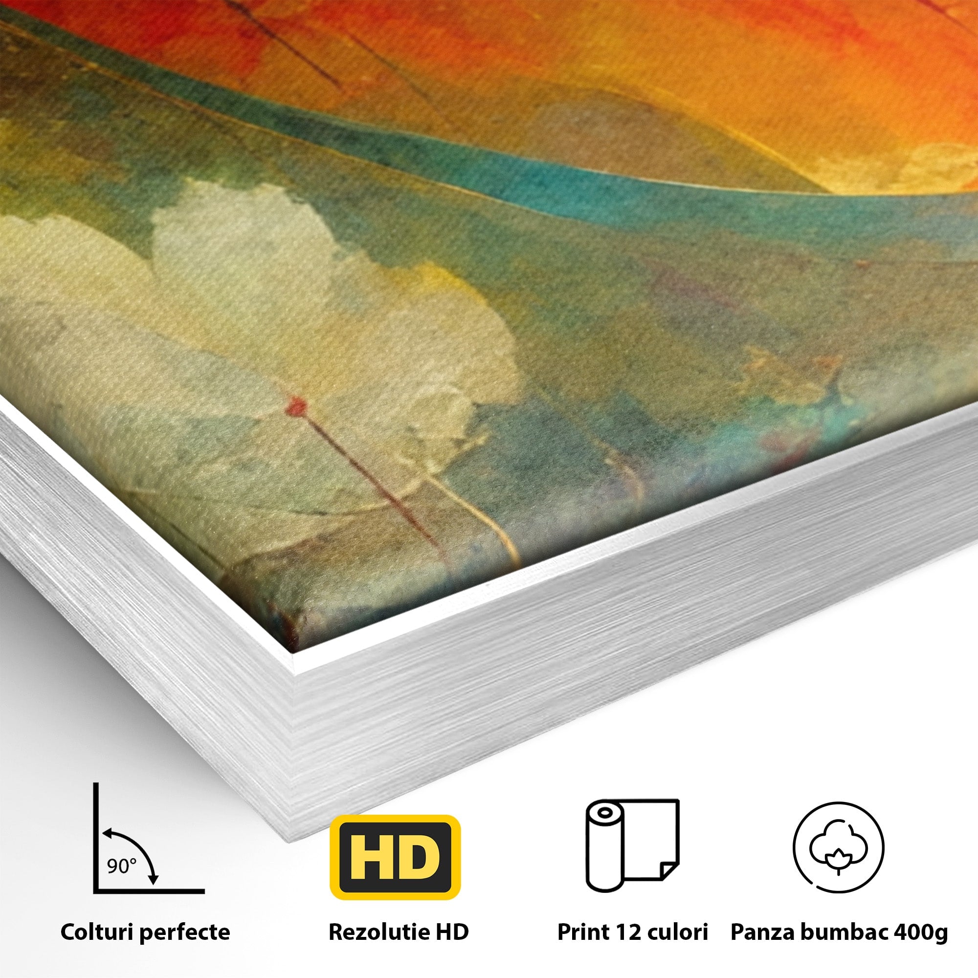 Set 3 Tablouri Canvas Premium LuxCanva® A3-1307, Sweet Dream, Living, Vise, Somn, Abstract, Dormitor, Culori Vibrante