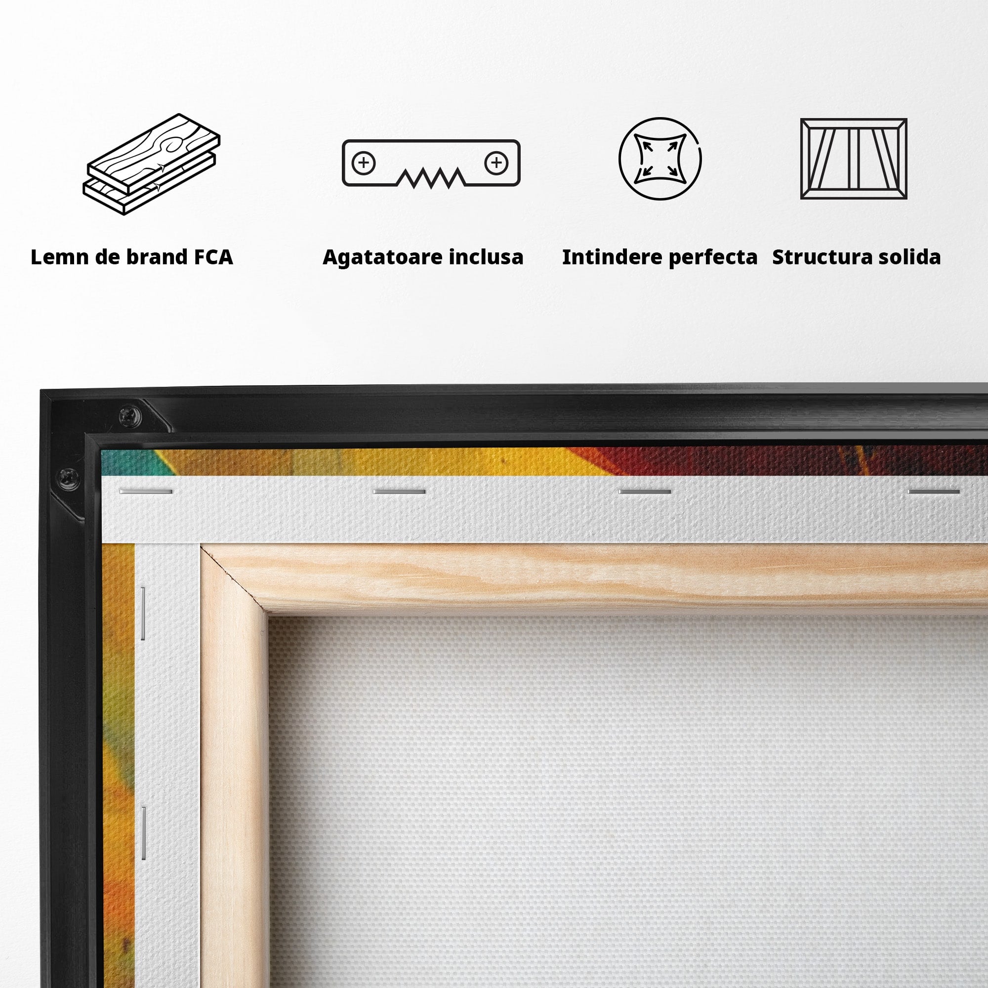 Set 3 Tablouri Canvas Premium LuxCanva® A3-1307, Sweet Dream, Living, Vise, Somn, Abstract, Dormitor, Culori Vibrante
