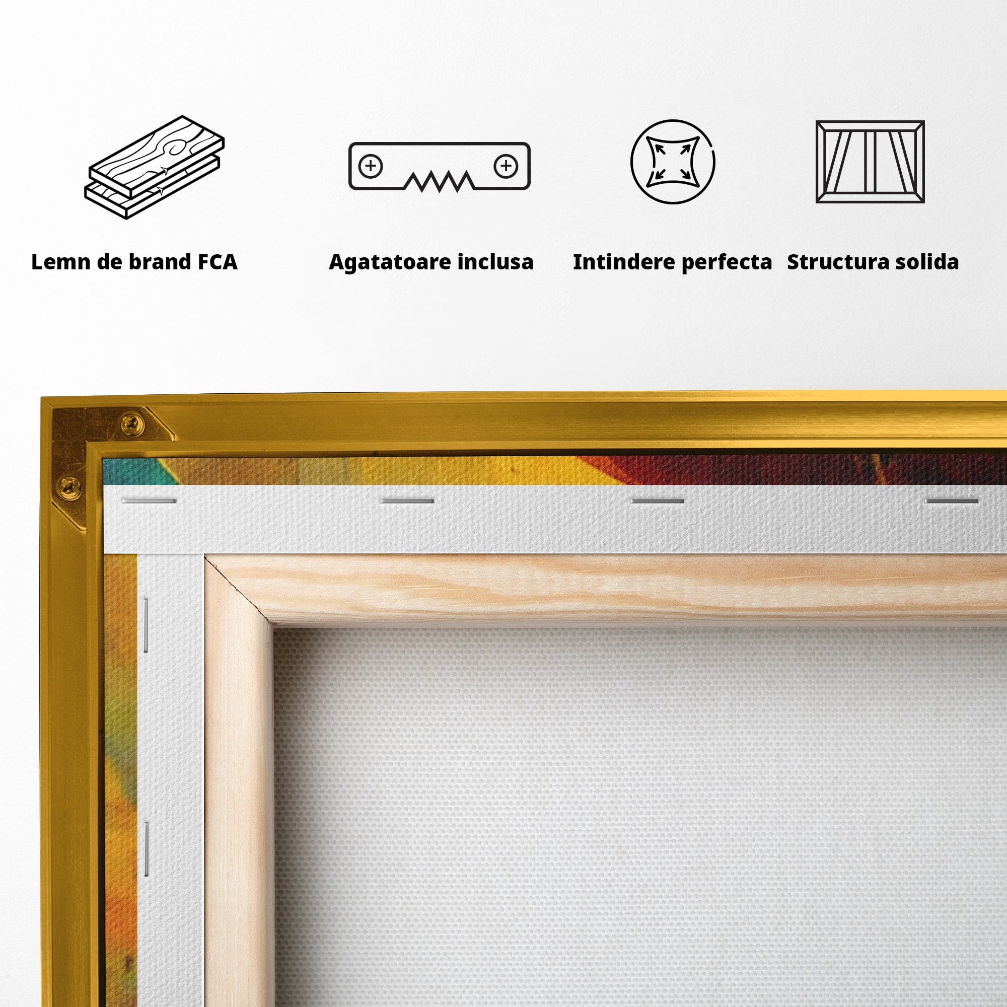 Set 3 Tablouri Canvas Premium LuxCanva® A3-1307, Sweet Dream, Living, Vise, Somn, Abstract, Dormitor, Culori Vibrante