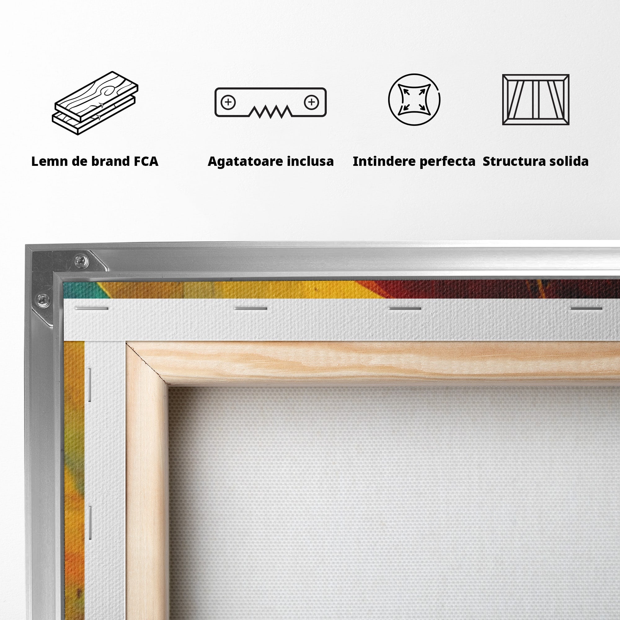 Set 3 Tablouri Canvas Premium LuxCanva® A3-1307, Sweet Dream, Living, Vise, Somn, Abstract, Dormitor, Culori Vibrante