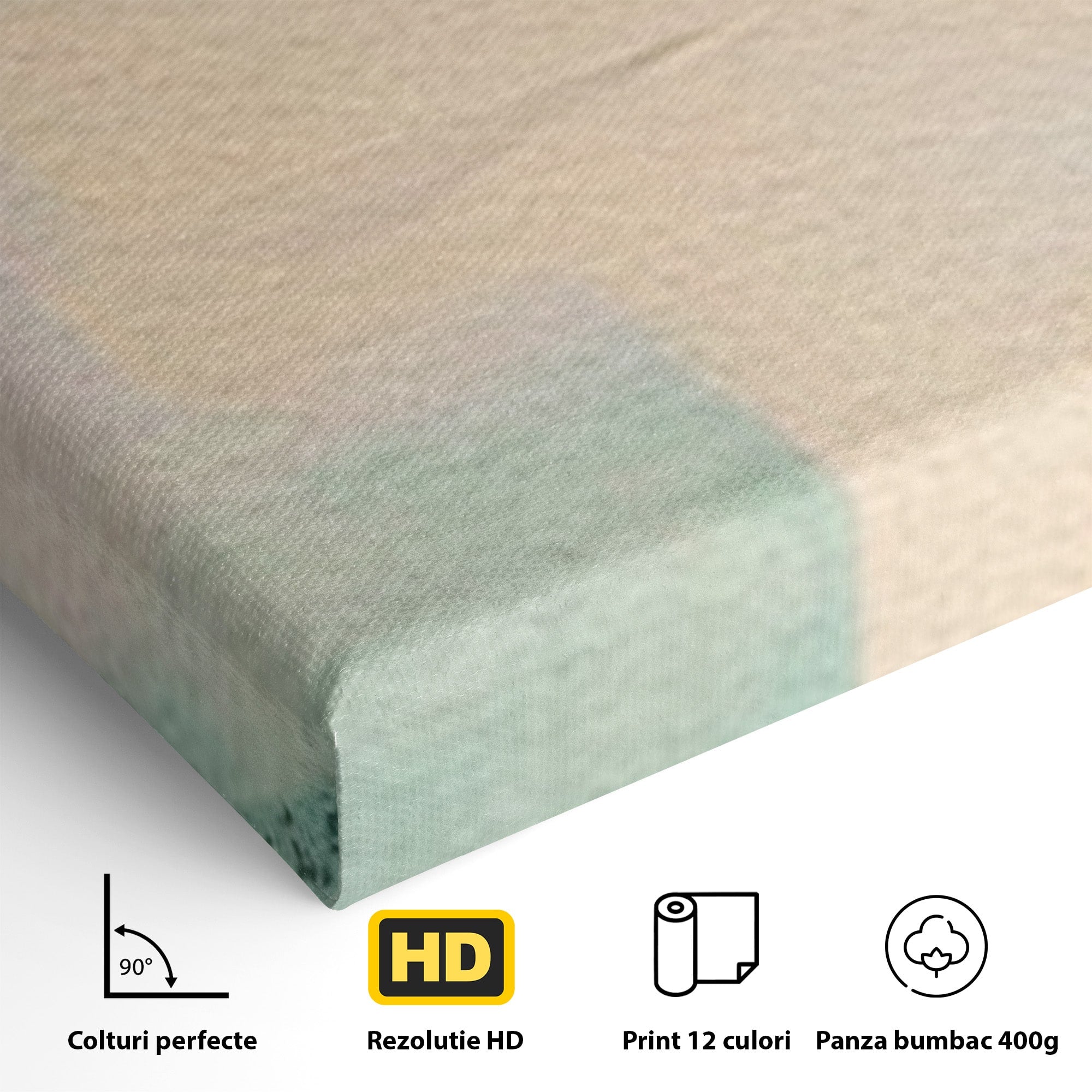 Set 3 Tablouri Canvas Premium LuxCanva® A3-1583, Melodia Infinitului, Dormitor, Abstract, Decorativ, Armonie, Living, Culori Vibrante