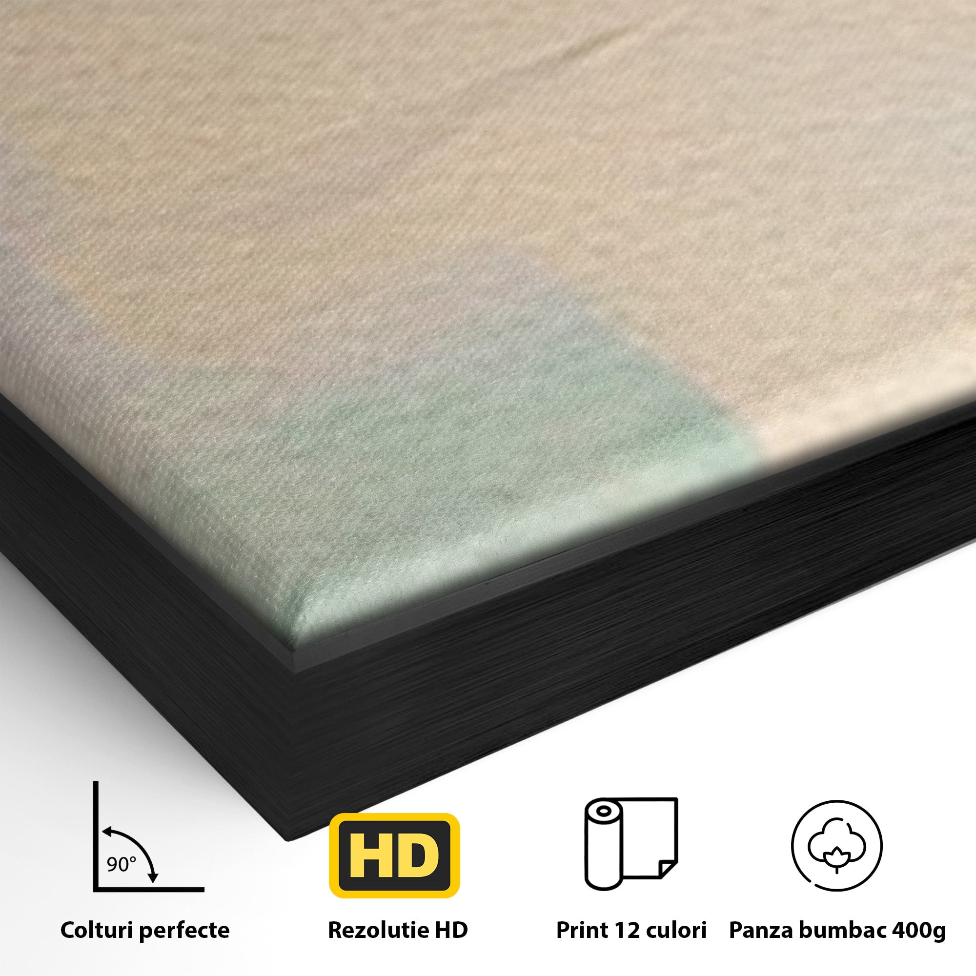 Set 3 Tablouri Canvas Premium LuxCanva® A3-1583, Melodia Infinitului, Dormitor, Abstract, Decorativ, Armonie, Living, Culori Vibrante