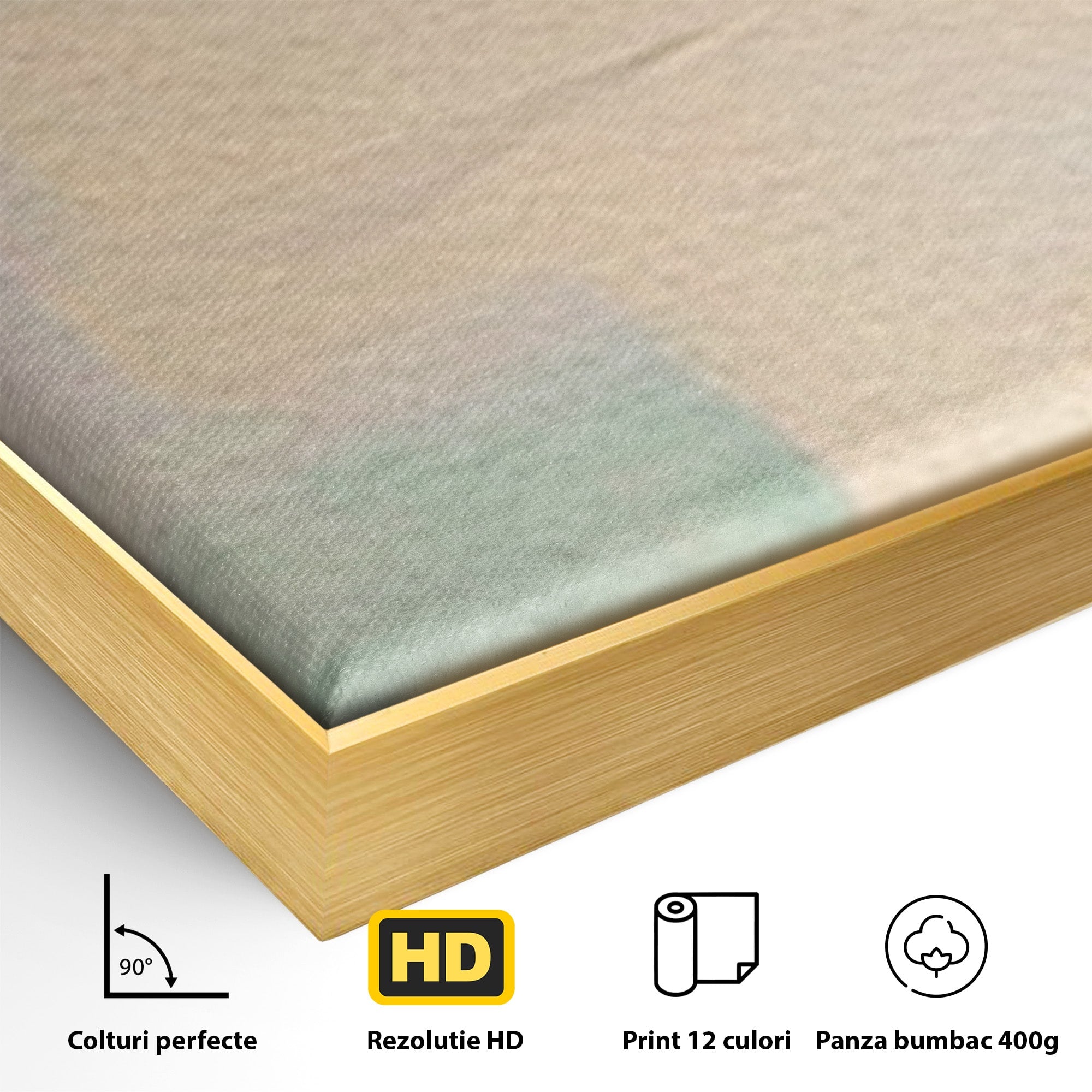 Set 3 Tablouri Canvas Premium LuxCanva® A3-1583, Melodia Infinitului, Dormitor, Abstract, Decorativ, Armonie, Living, Culori Vibrante