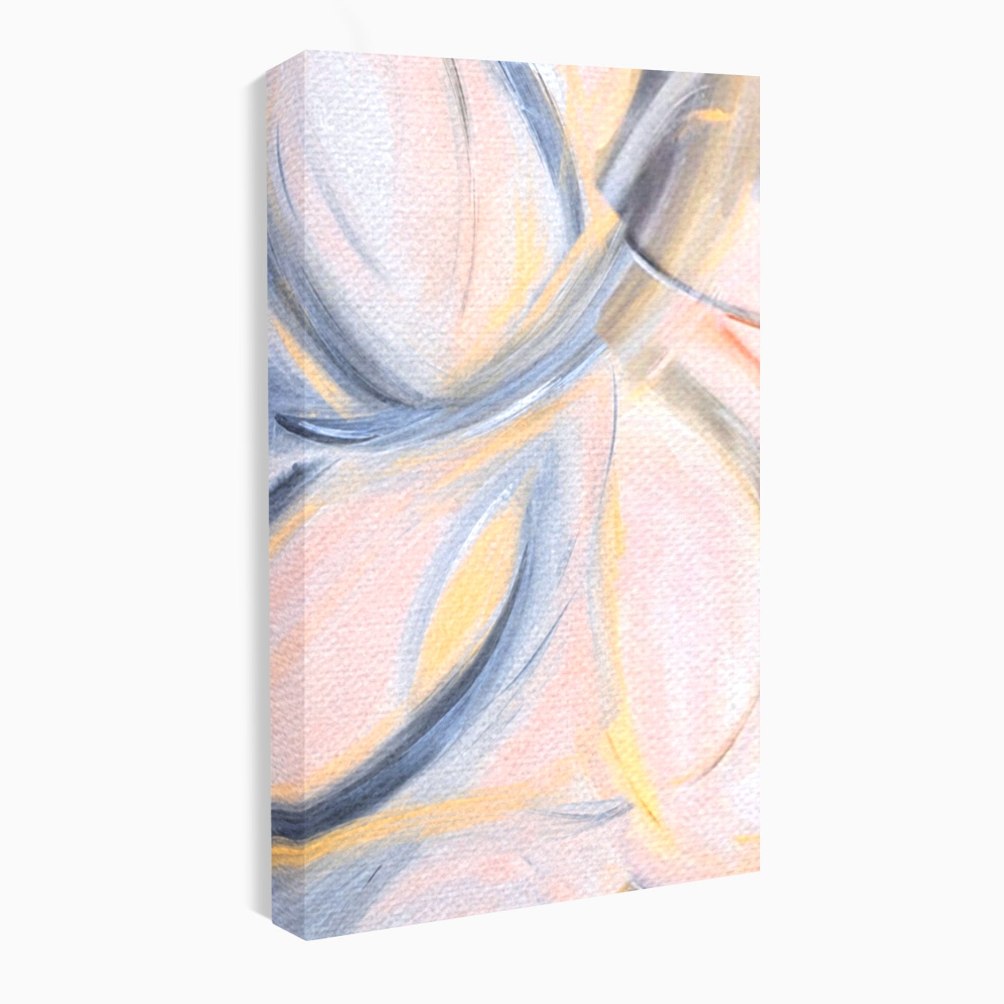 Set 3 Tablouri Canvas Premium LuxCanva® A3-1590, Exprimare Libera, Dormitor, Cercuri De Culoare, Decorativ, Abstract, Living, Culori Vibrante