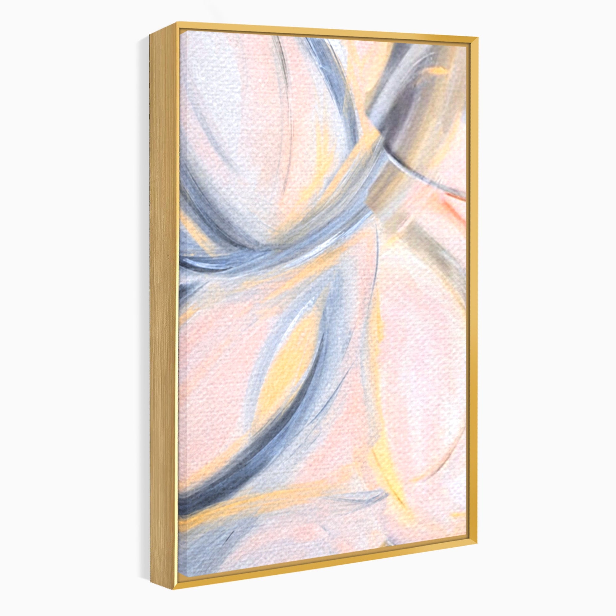 Set 3 Tablouri Canvas Premium LuxCanva® A3-1590, Exprimare Libera, Dormitor, Cercuri De Culoare, Decorativ, Abstract, Living, Culori Vibrante