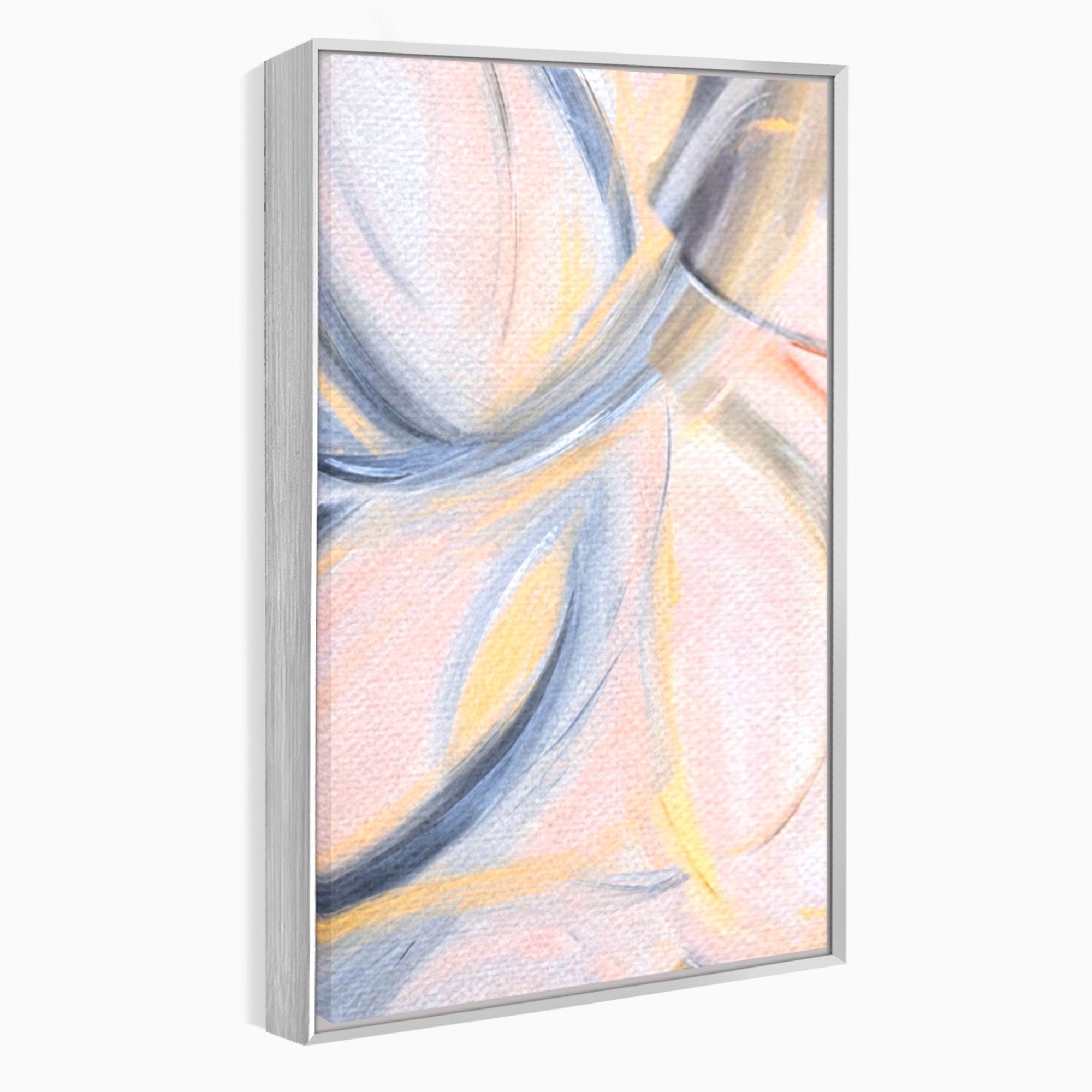 Set 3 Tablouri Canvas Premium LuxCanva® A3-1590, Exprimare Libera, Dormitor, Cercuri De Culoare, Decorativ, Abstract, Living, Culori Vibrante