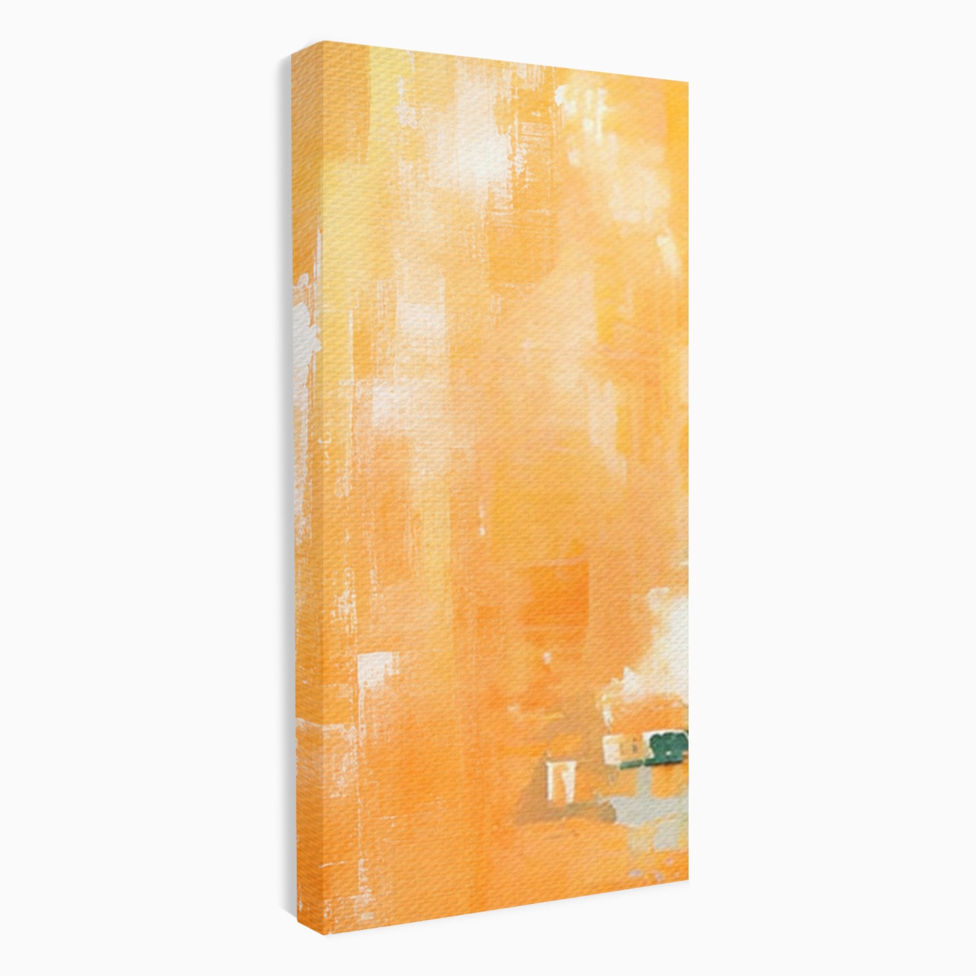 Set 3 Tablouri Canvas Premium LuxCanva® A3-1605, Imbratisare De Contrast, Living, Abstract, Decorativ, Orange, Dormitor, Culori Vibrante