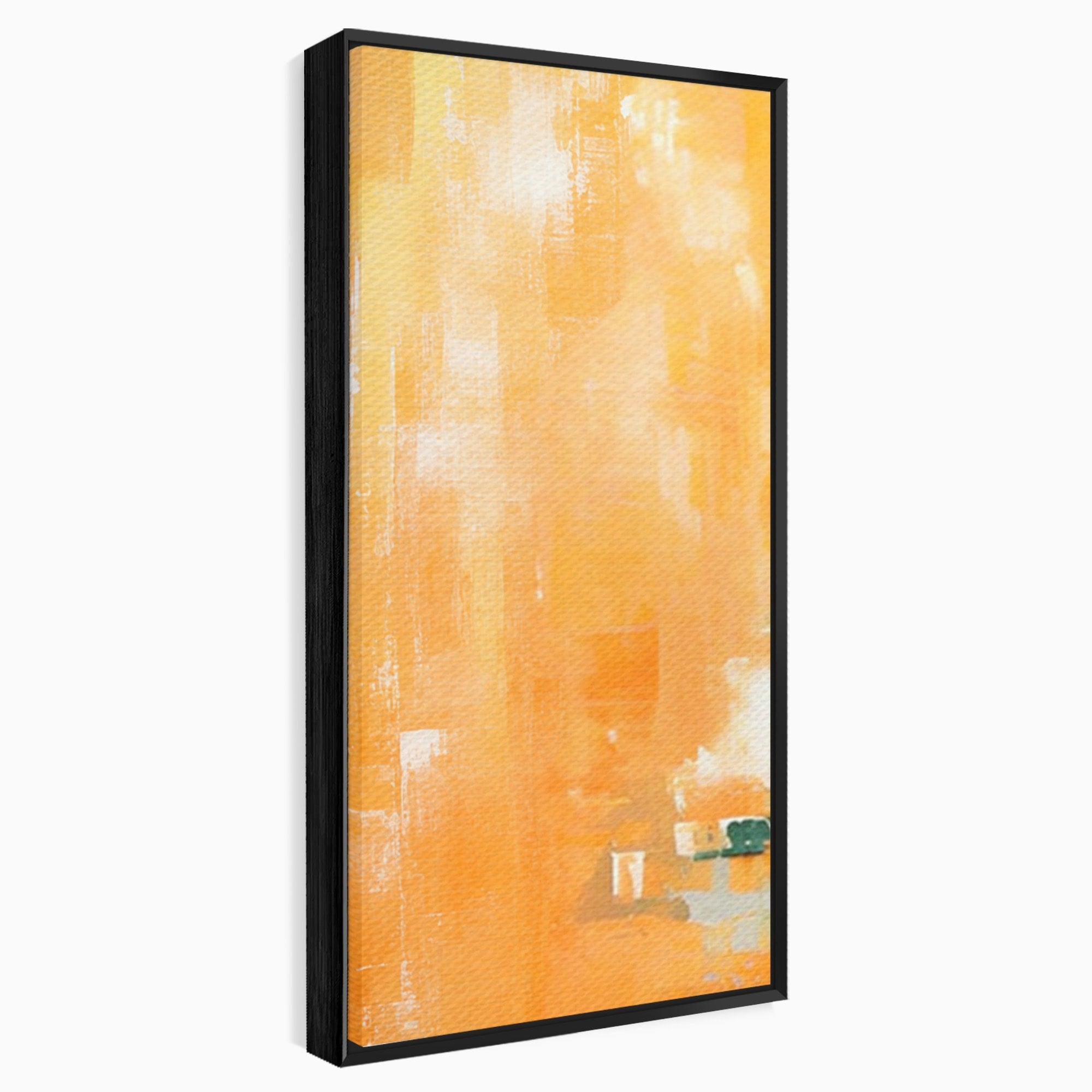 Set 3 Tablouri Canvas Premium LuxCanva® A3-1605, Imbratisare De Contrast, Living, Abstract, Decorativ, Orange, Dormitor, Culori Vibrante