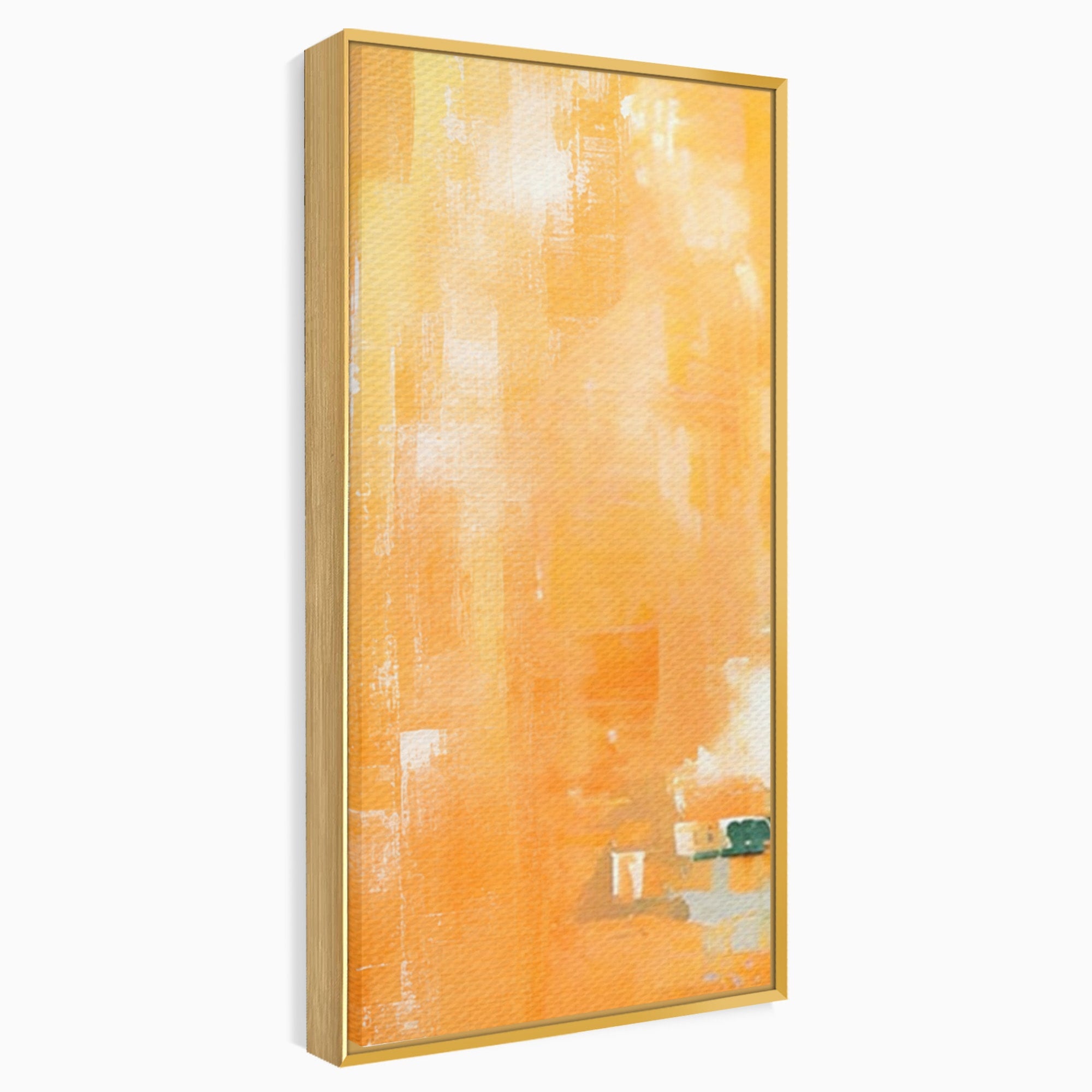 Set 3 Tablouri Canvas Premium LuxCanva® A3-1605, Imbratisare De Contrast, Living, Abstract, Decorativ, Orange, Dormitor, Culori Vibrante