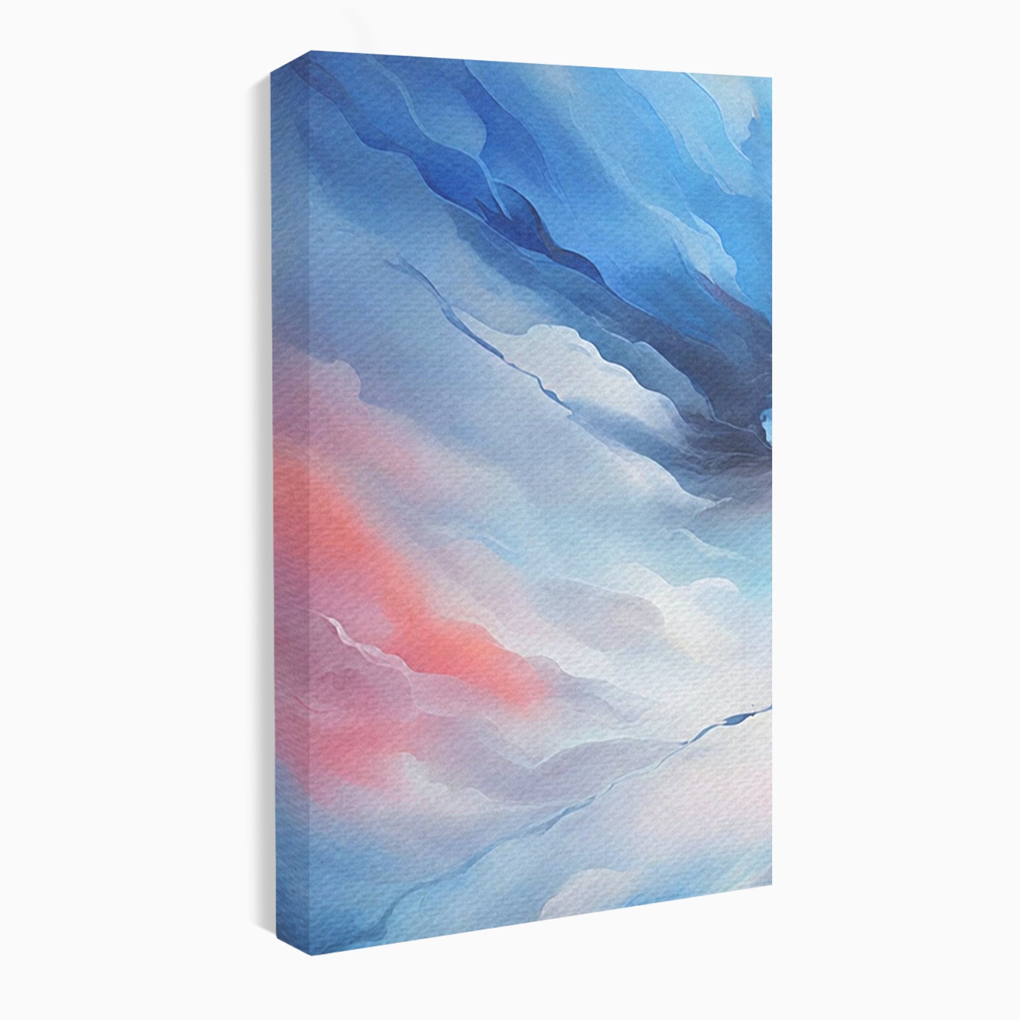 Set 3 Tablouri Canvas Premium LuxCanva® A3-1644, Pink Contrast, Dormitor, Decorativ, Landscape, Cromatic, Living, Culori Vibrante