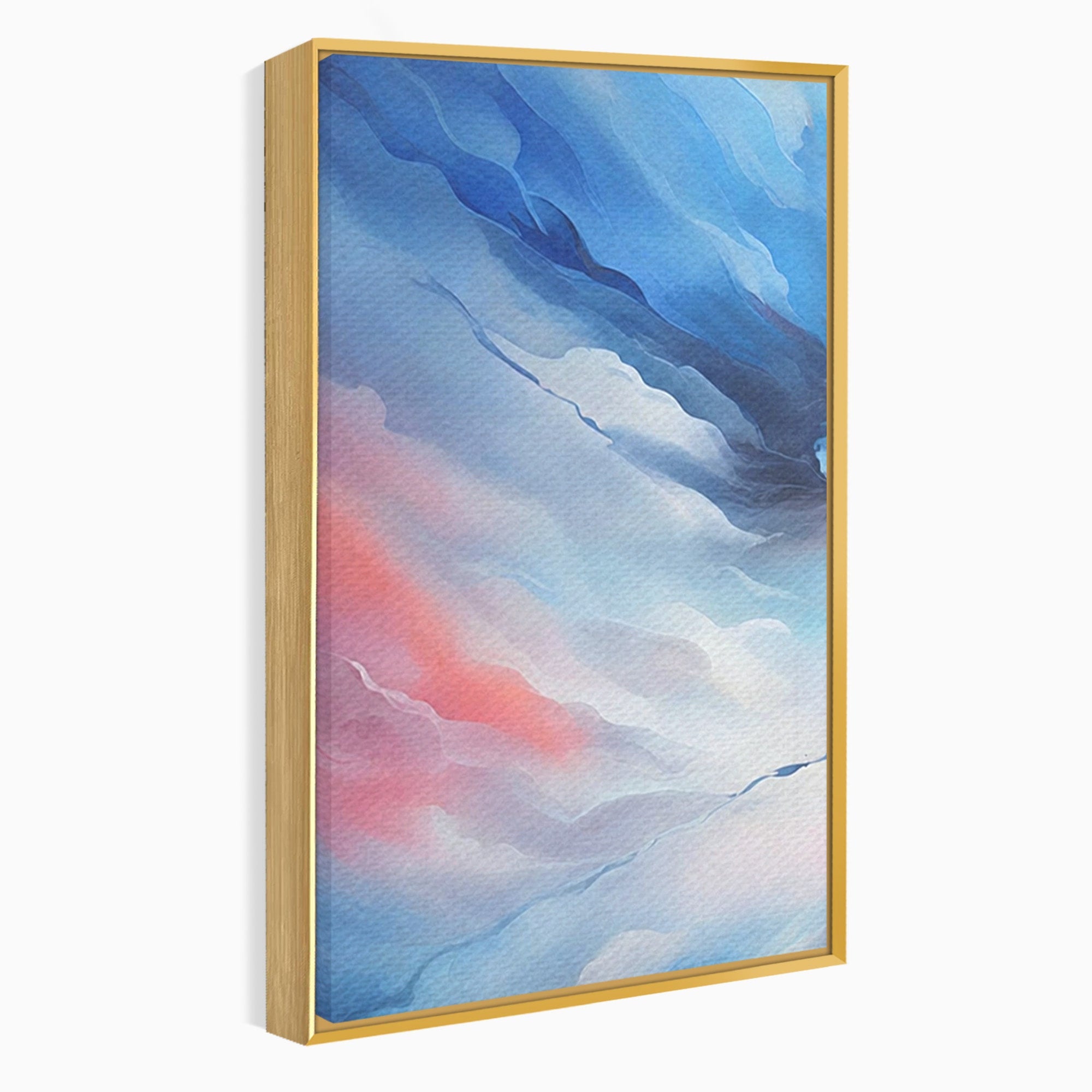 Set 3 Tablouri Canvas Premium LuxCanva® A3-1644, Pink Contrast, Dormitor, Decorativ, Landscape, Cromatic, Living, Culori Vibrante