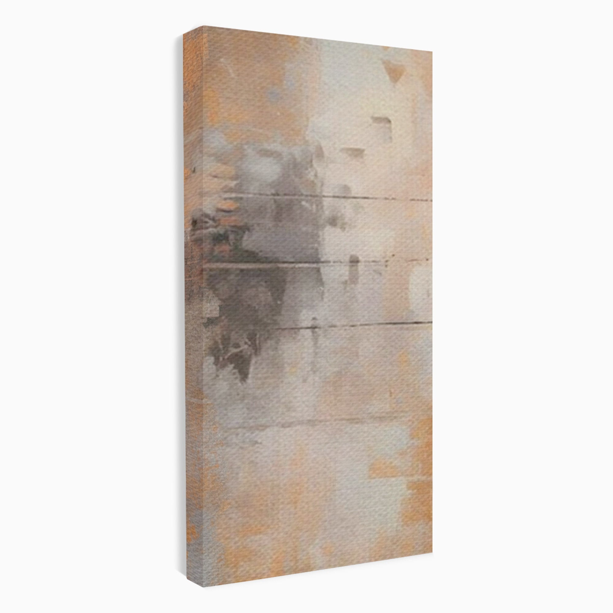 Set 3 Tablouri Canvas Premium LuxCanva® A3-1651, Linie Neagra, Room, Decorativ, Cromatic, Abstract, Living, Culori Vibrante