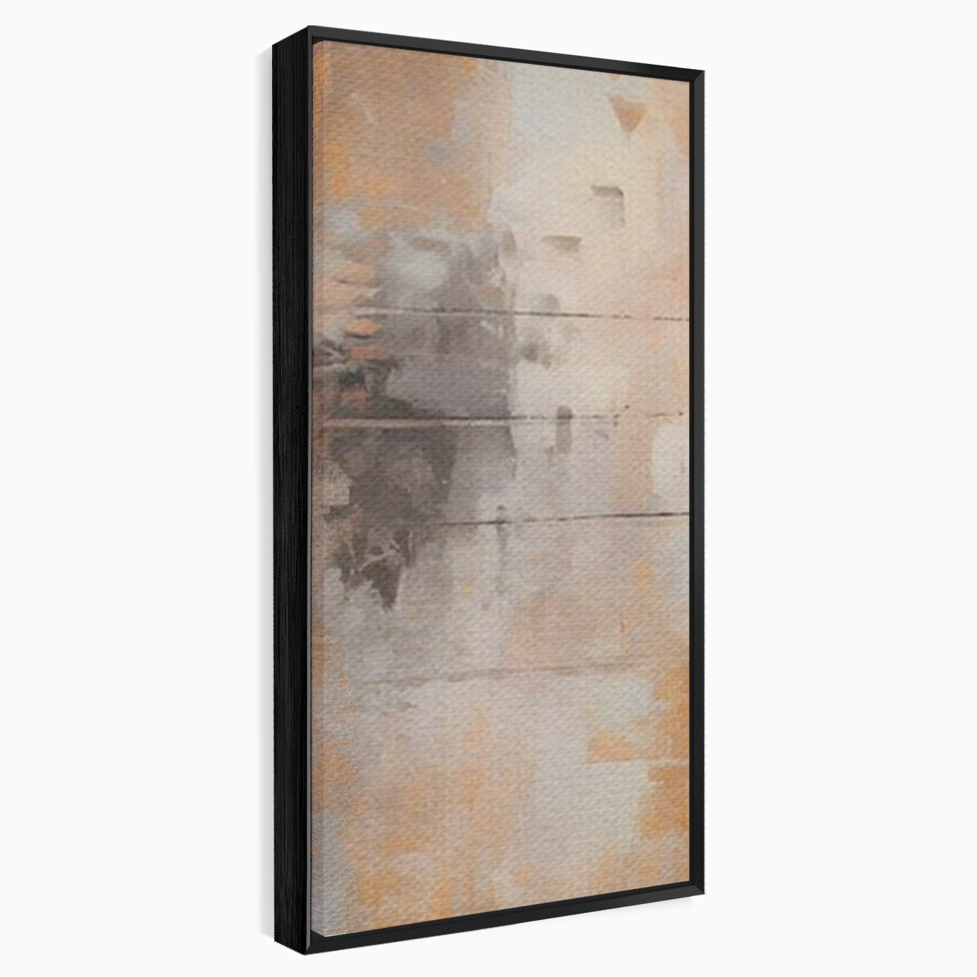 Set 3 Tablouri Canvas Premium LuxCanva® A3-1651, Linie Neagra, Room, Decorativ, Cromatic, Abstract, Living, Culori Vibrante