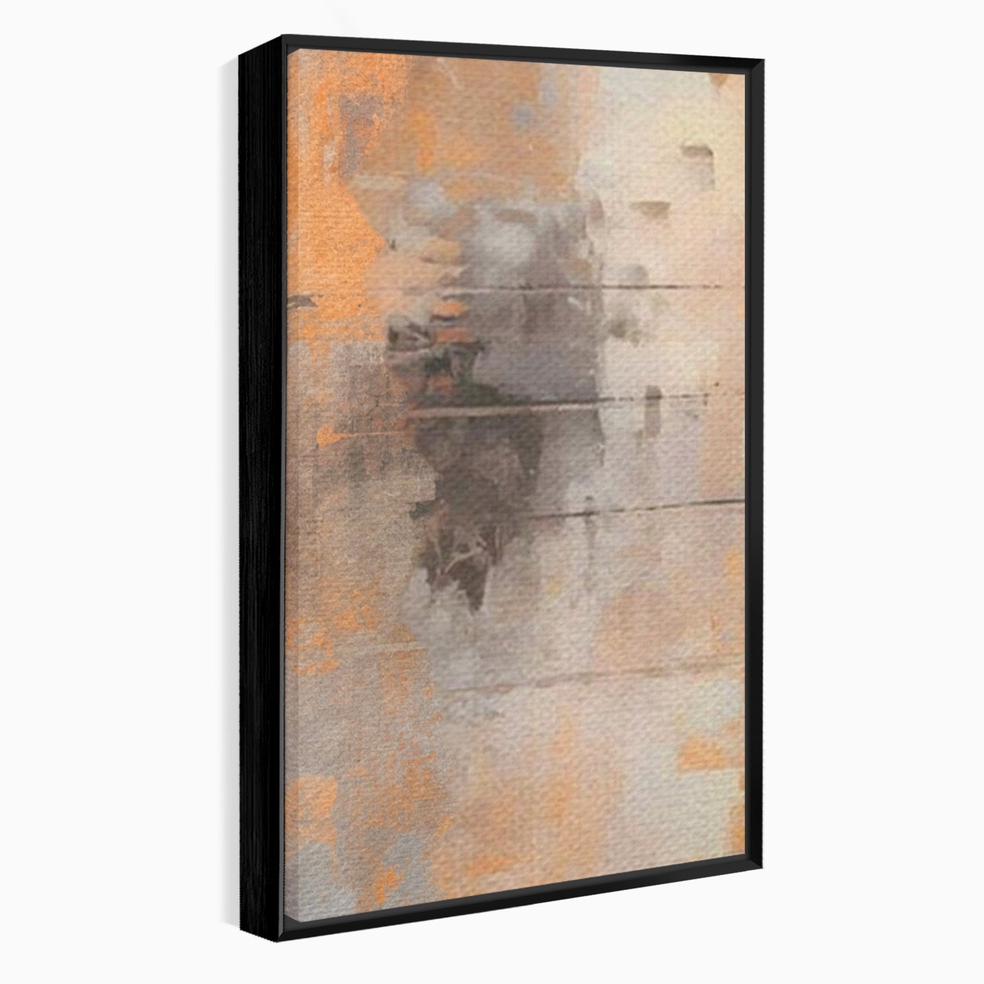 Set 3 Tablouri Canvas Premium LuxCanva® A3-1651, Linie Neagra, Room, Decorativ, Cromatic, Abstract, Living, Culori Vibrante