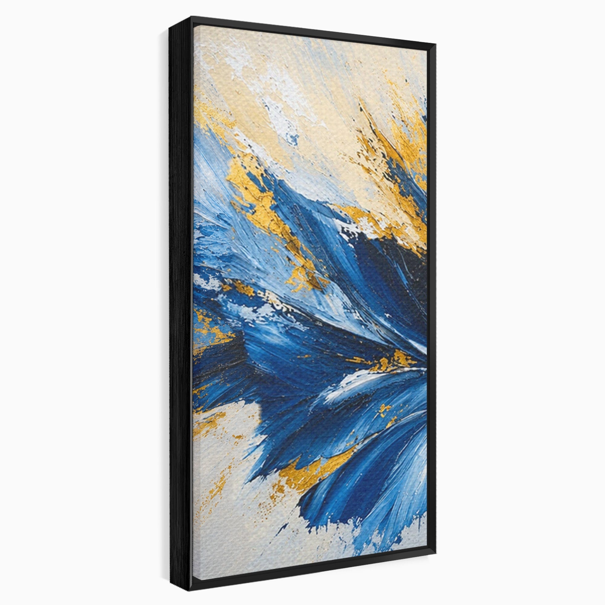 Set 3 Tablouri Canvas Premium LuxCanva® A3-1842, Explozie Abstracta, Abstract, Arta Moderna, Explozie, Living, Birou, Culori Vibrante