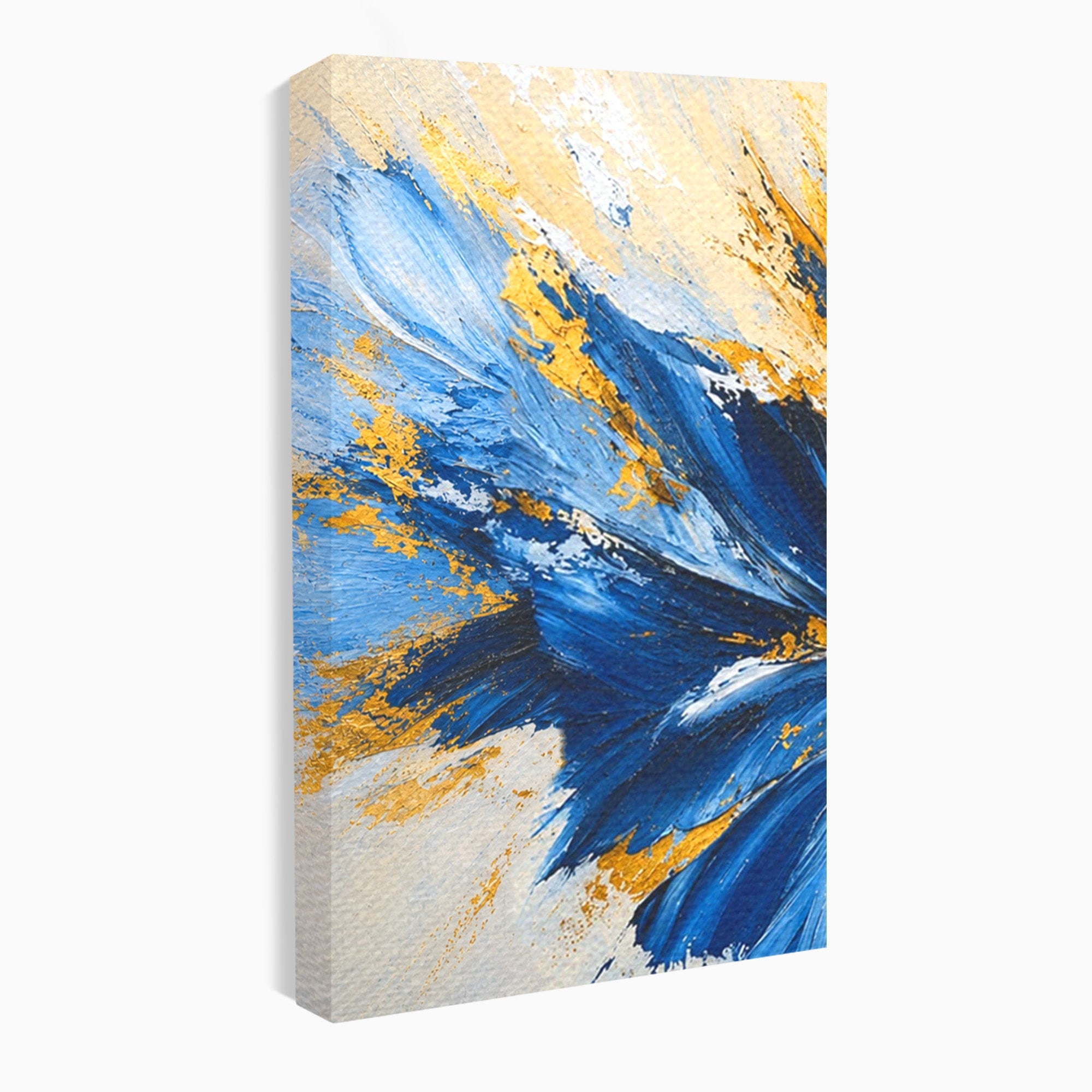 Set 3 Tablouri Canvas Premium LuxCanva® A3-1842, Explozie Abstracta, Abstract, Arta Moderna, Explozie, Living, Birou, Culori Vibrante