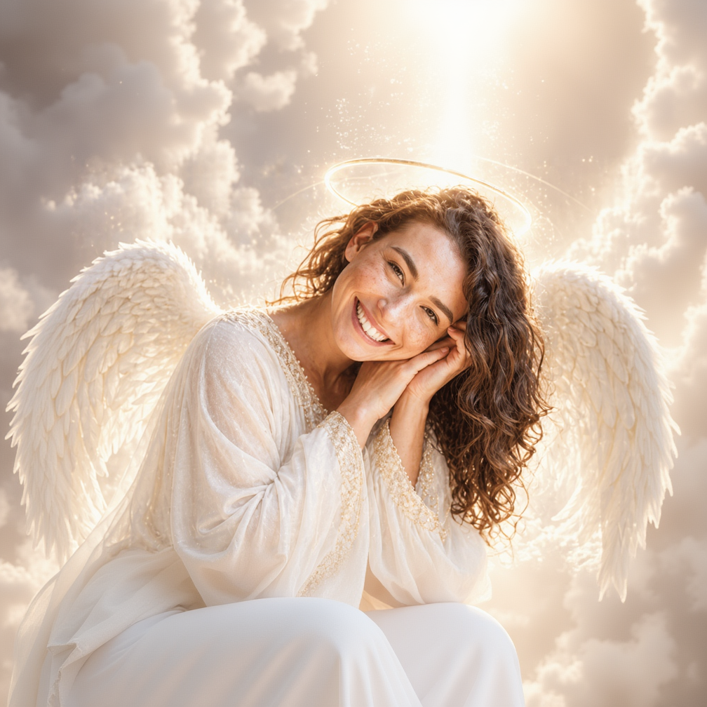 Tablou Personalizat Angel | Cadou emotional | Orizontal Landscape