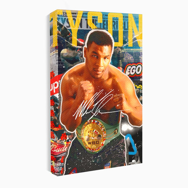 Tablou Canvas Premium LuxCanva® B1008, Mike Tyson , Sportivi, Box, Pugilist, Culori Vibrante