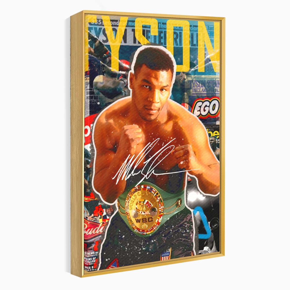 Tablou Canvas Premium LuxCanva® B1008, Mike Tyson , Sportivi, Box, Pugilist, Culori Vibrante