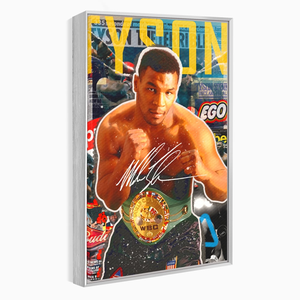 Tablou Canvas Premium LuxCanva® B1008, Mike Tyson , Sportivi, Box, Pugilist, Culori Vibrante