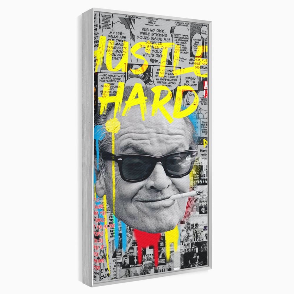 Tablou Canvas Premium LuxCanva® B1010, Jack Nicholson , Actori, Filme, Oscar, Motivational, Culori Vibrante