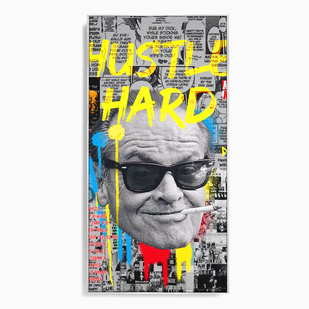 Tablou Canvas Premium LuxCanva® B1010, Jack Nicholson , Actori, Filme, Oscar, Motivational, Culori Vibrante