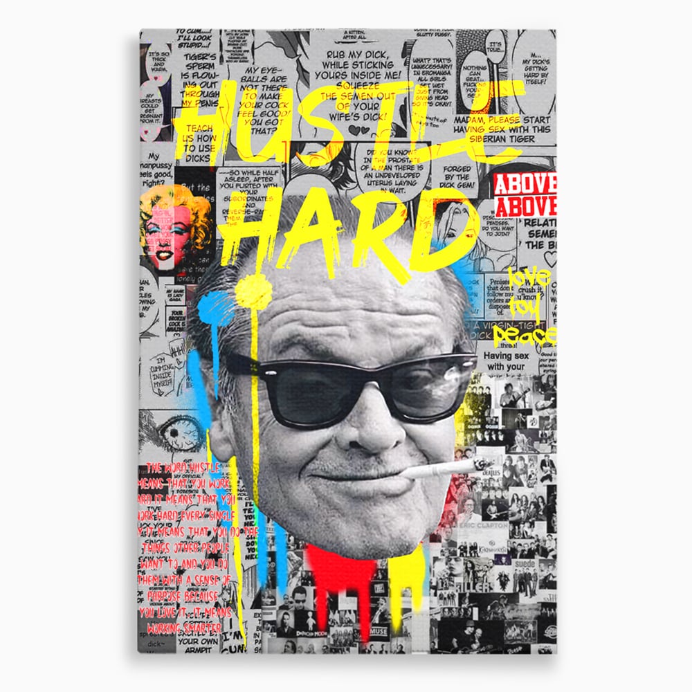 Tablou Canvas Premium LuxCanva® B1010, Jack Nicholson , Actori, Filme, Oscar, Motivational, Culori Vibrante
