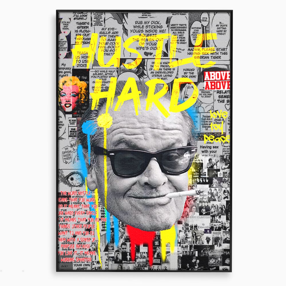 Tablou Canvas Premium LuxCanva® B1010, Jack Nicholson , Actori, Filme, Oscar, Motivational, Culori Vibrante