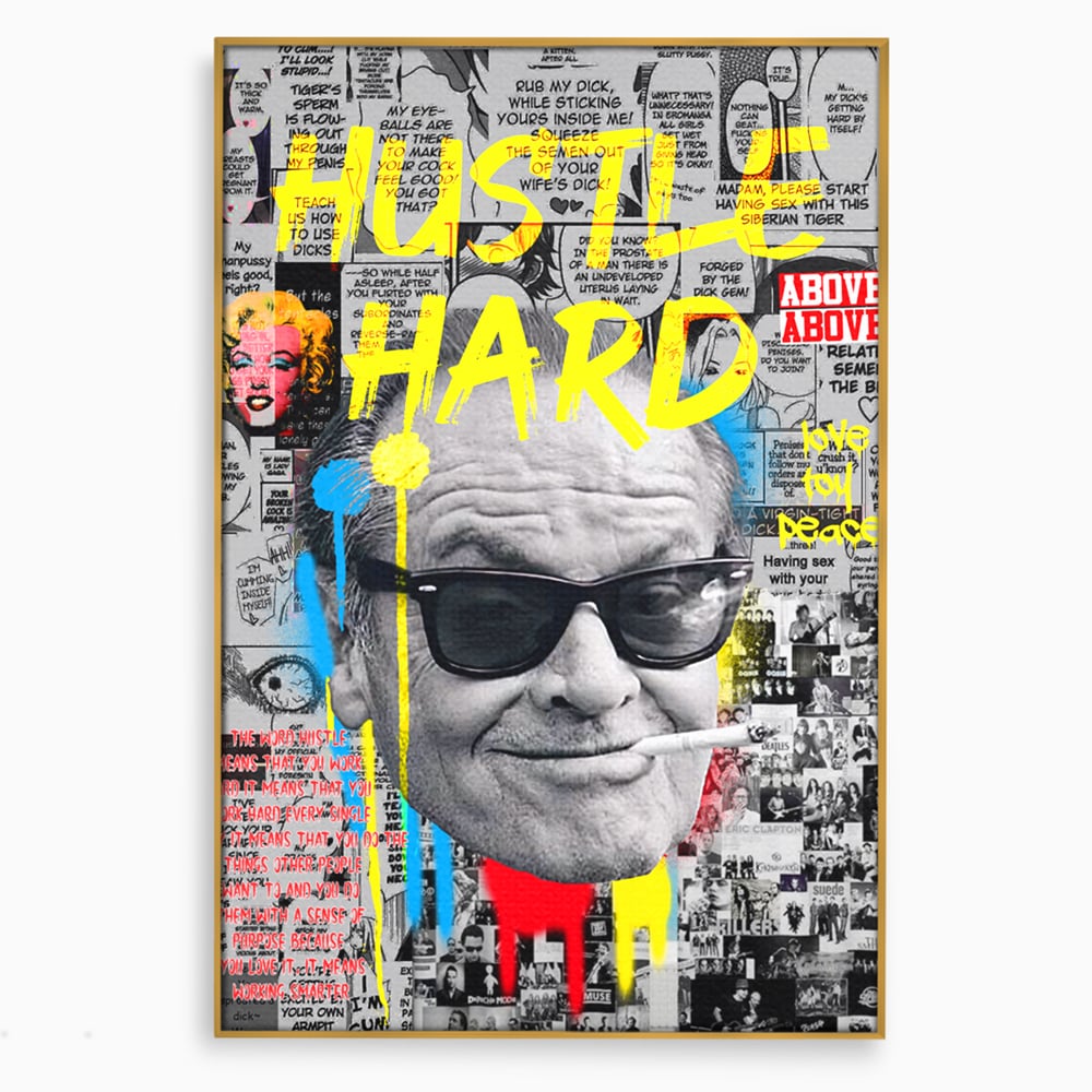 Tablou Canvas Premium LuxCanva® B1010, Jack Nicholson , Actori, Filme, Oscar, Motivational, Culori Vibrante