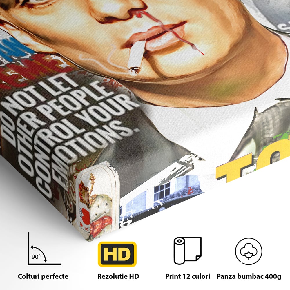 Tablou Canvas Premium LuxCanva® B1012, Peaky Blinders ,  Serial, Motivational, Gangsteri, Culori Vibrante