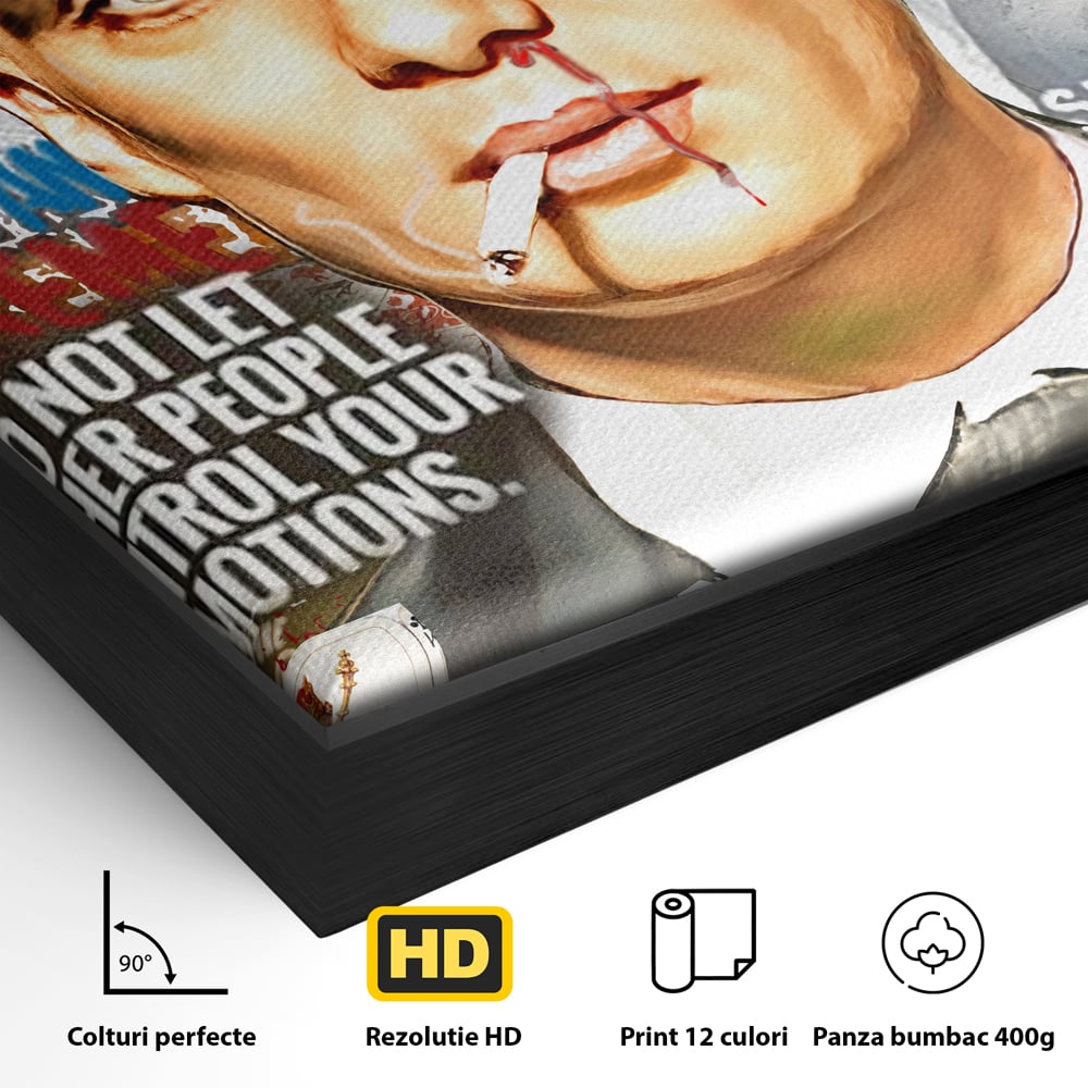 Tablou Canvas Premium LuxCanva® B1012, Peaky Blinders ,  Serial, Motivational, Gangsteri, Culori Vibrante