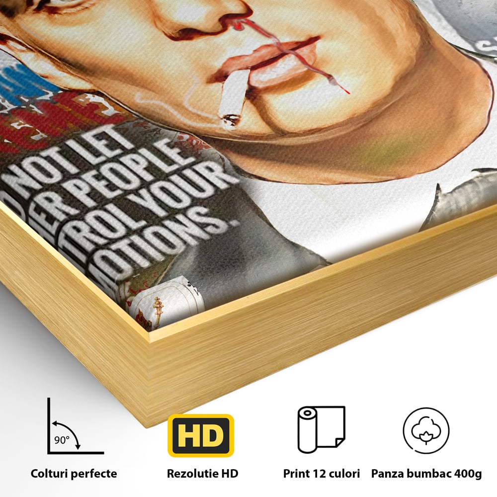 Tablou Canvas Premium LuxCanva® B1012, Peaky Blinders ,  Serial, Motivational, Gangsteri, Culori Vibrante