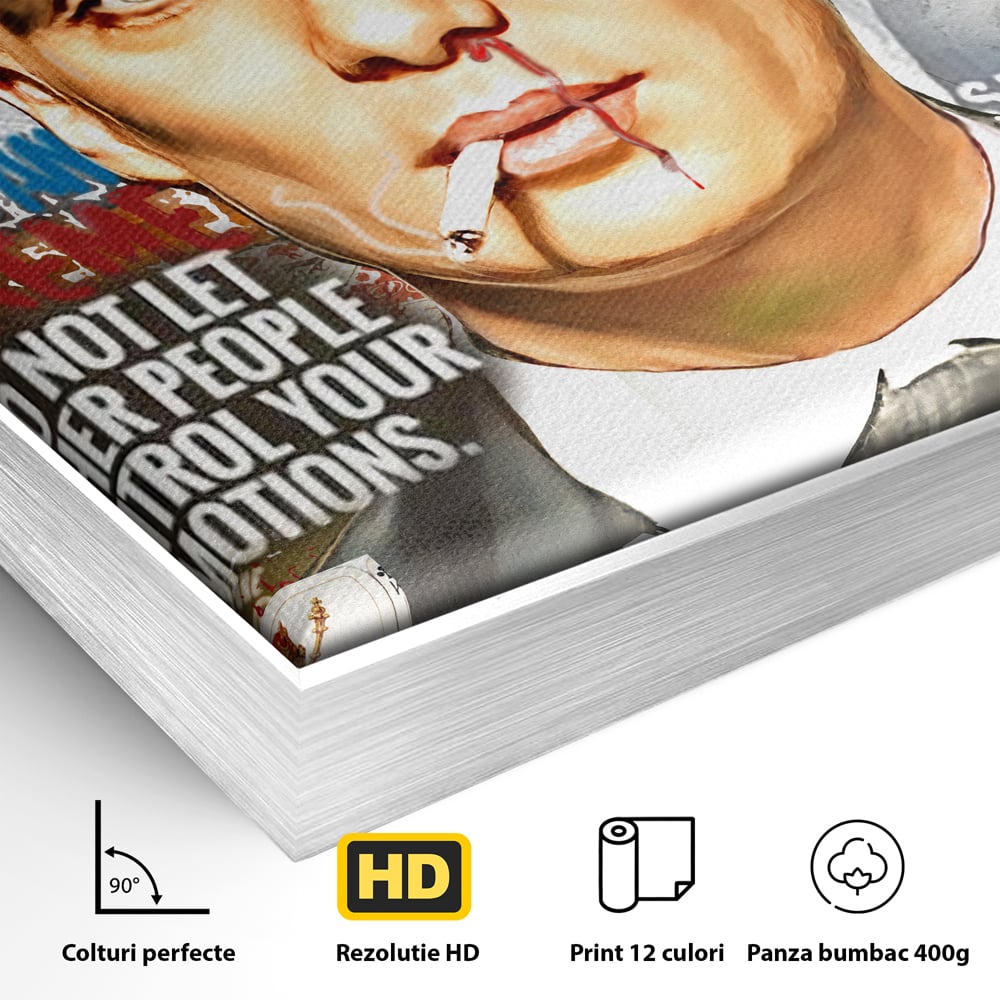 Tablou Canvas Premium LuxCanva® B1012, Peaky Blinders ,  Serial, Motivational, Gangsteri, Culori Vibrante