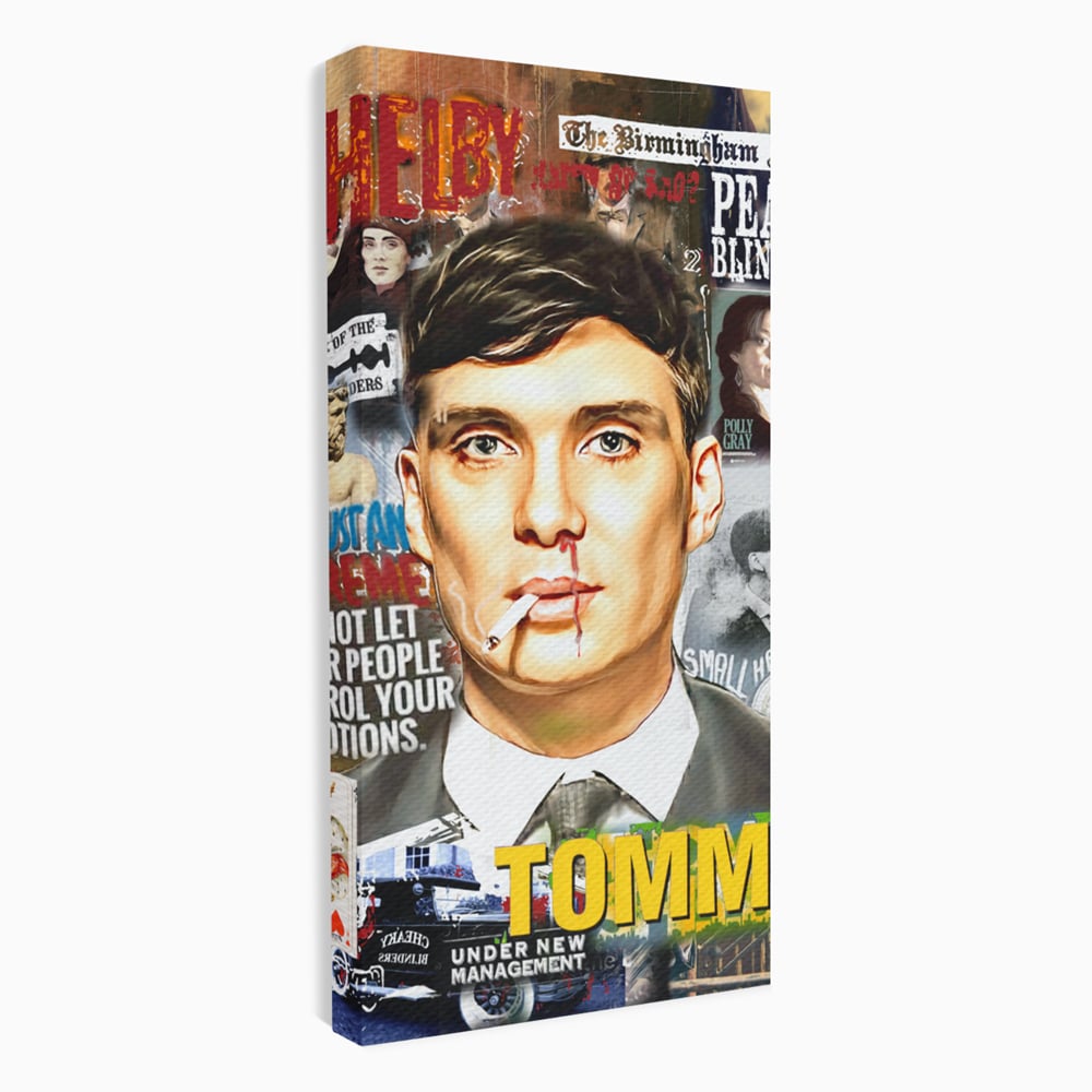Tablou Canvas Premium LuxCanva® B1012, Peaky Blinders ,  Serial, Motivational, Gangsteri, Culori Vibrante
