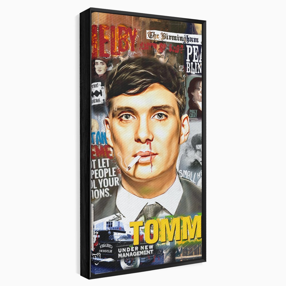 Tablou Canvas Premium LuxCanva® B1012, Peaky Blinders ,  Serial, Motivational, Gangsteri, Culori Vibrante